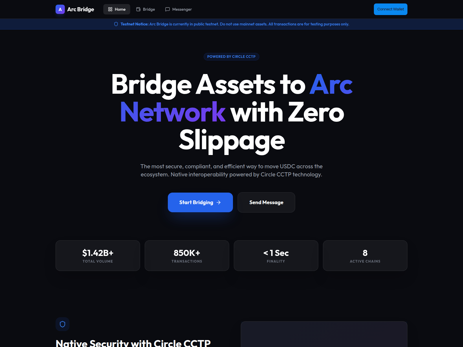 Screenshot of arcbridge.chienlvm.network