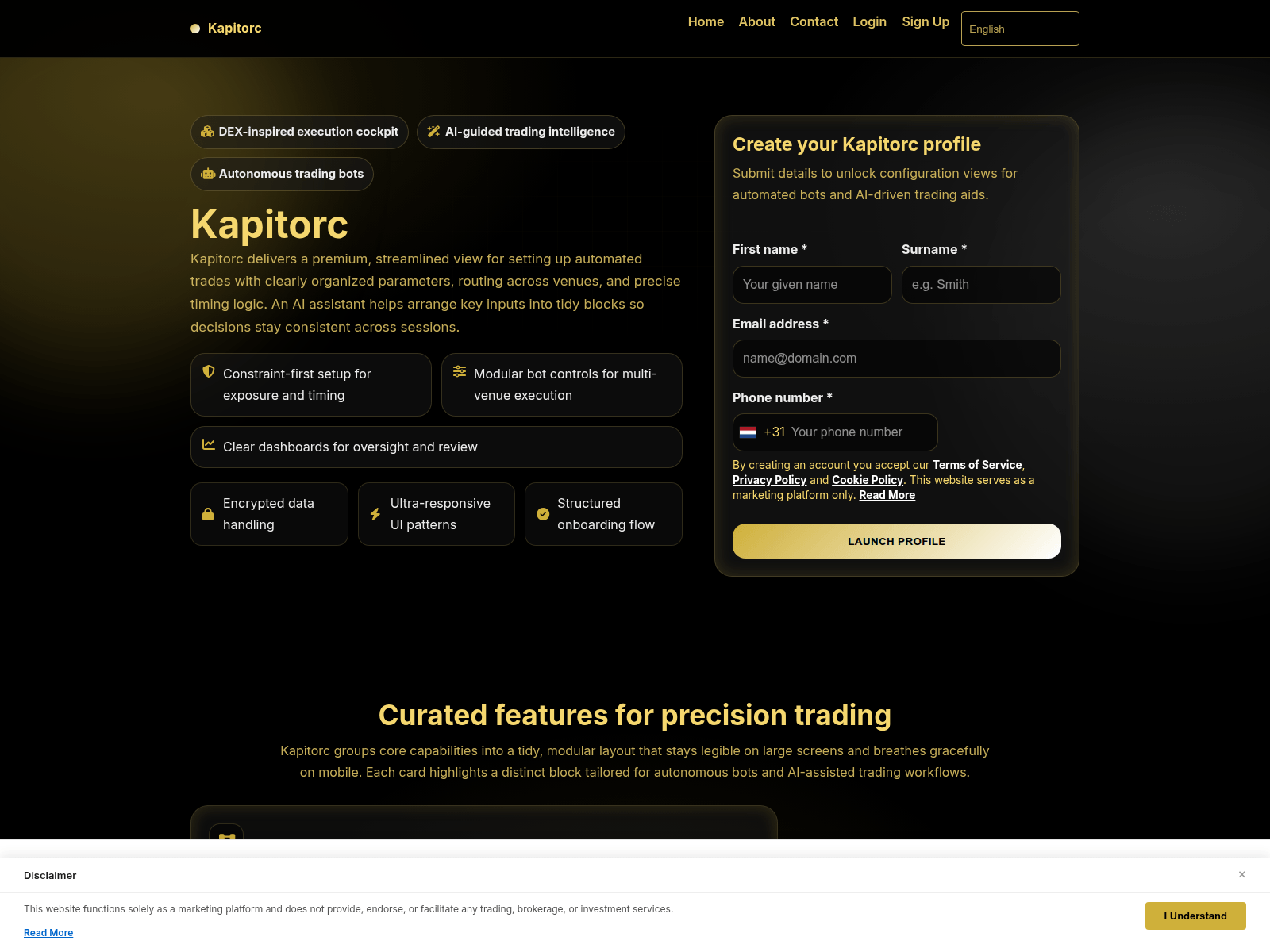 Screenshot of kapitorc.digital