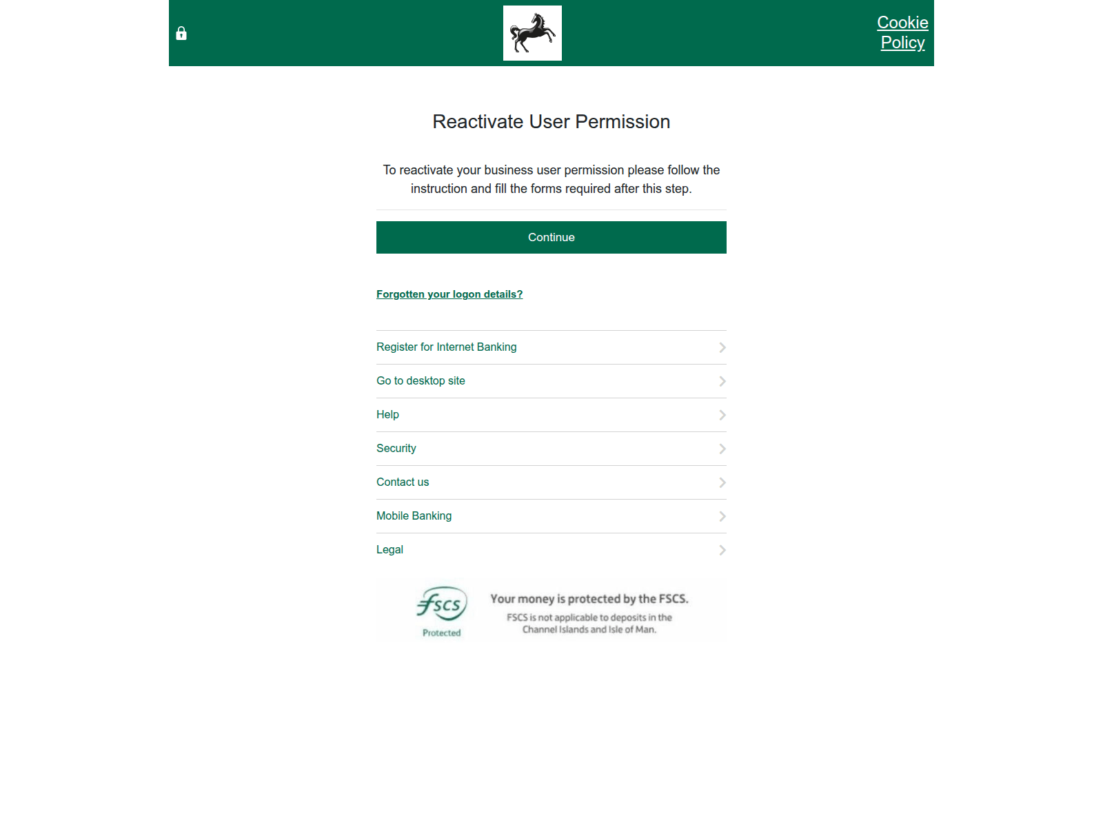 Screenshot di lloyds.reactivate-user.co