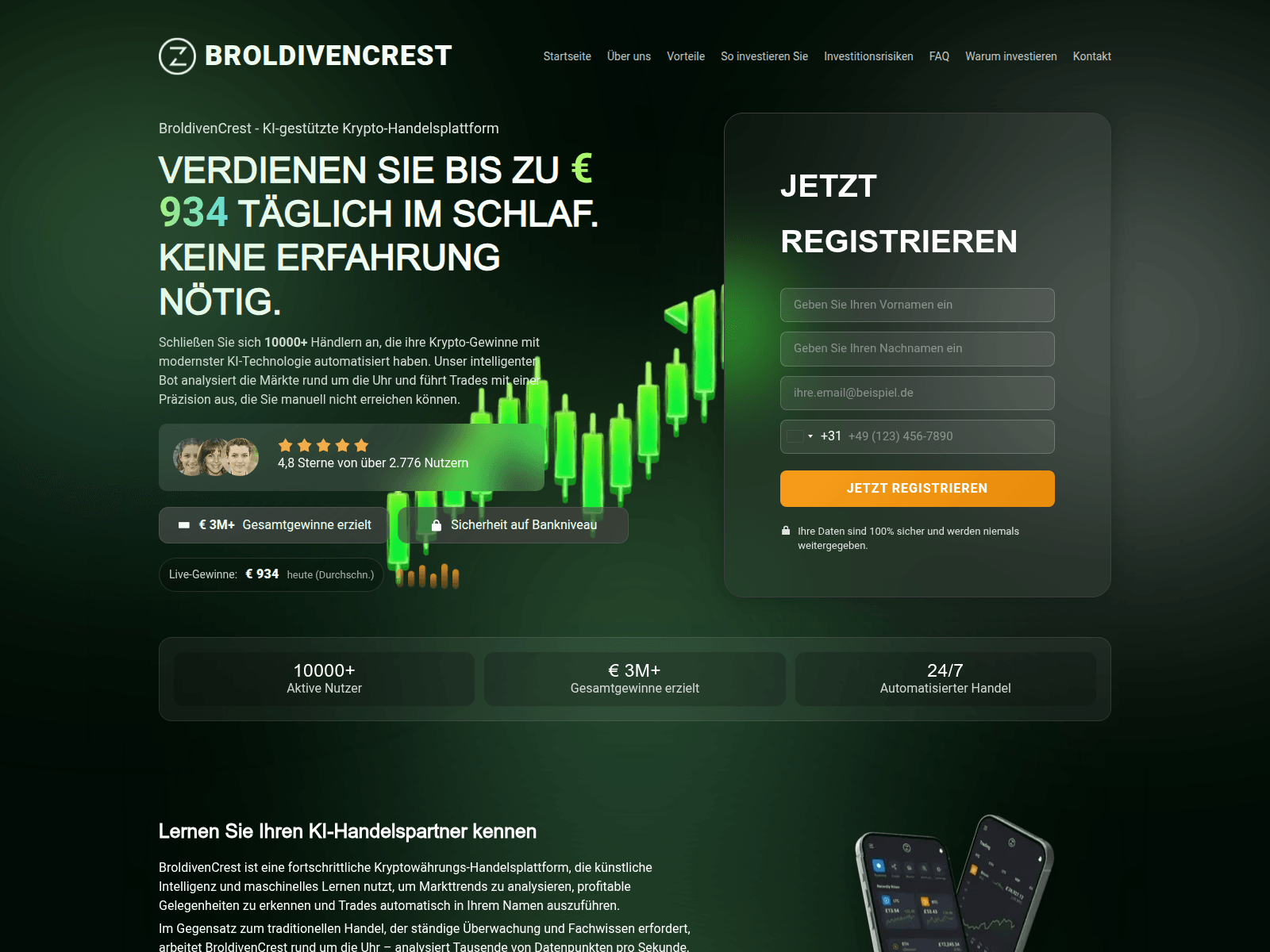 Screenshot von broldivencrest.net