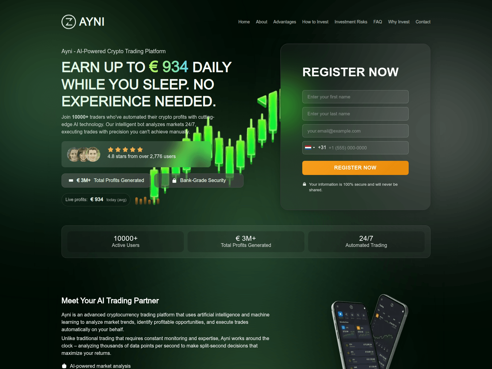 Screenshot of aynitrade.net