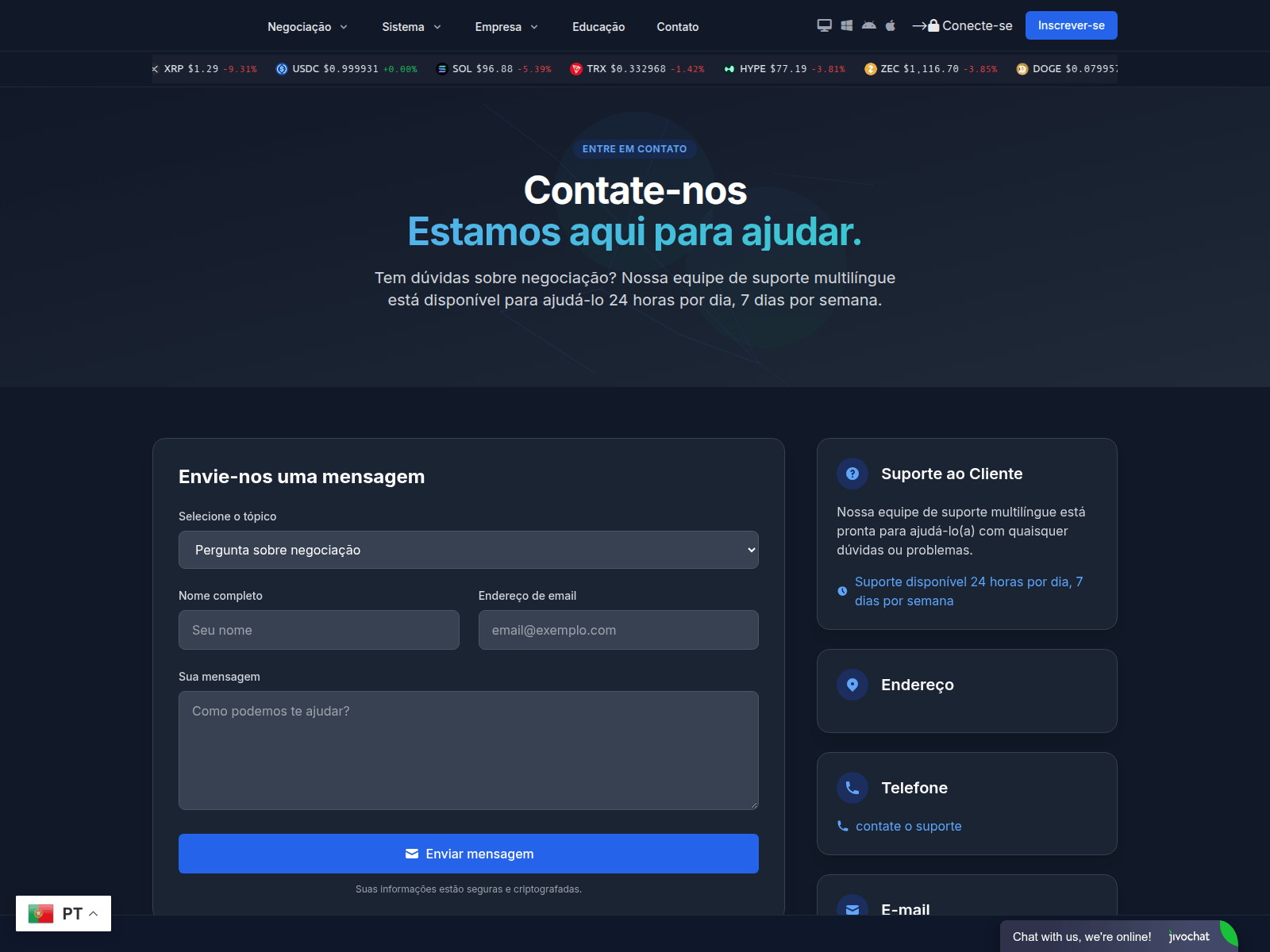 Screenshot of elitemarketexchange.com