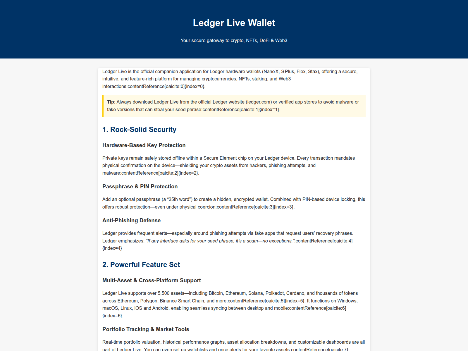 Screenshot von tag-lic-ledger.pages.dev