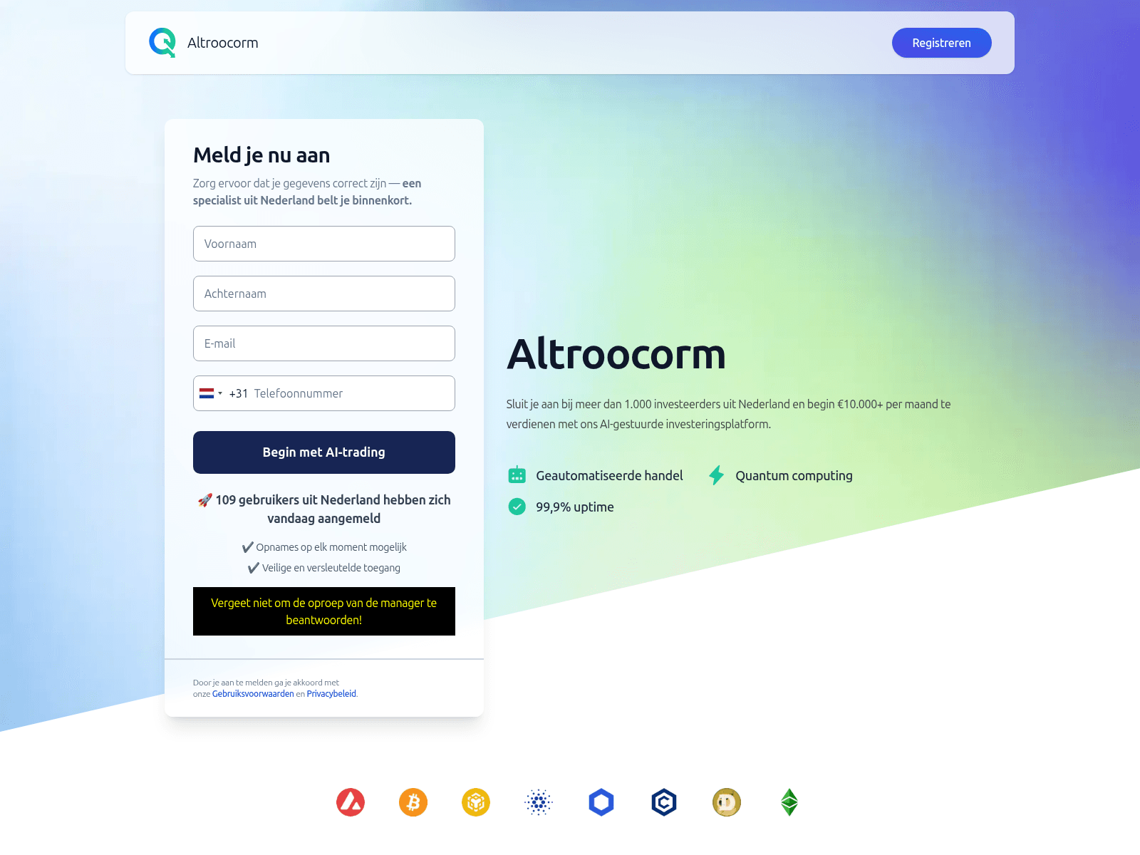 Screenshot of altroocorm.net