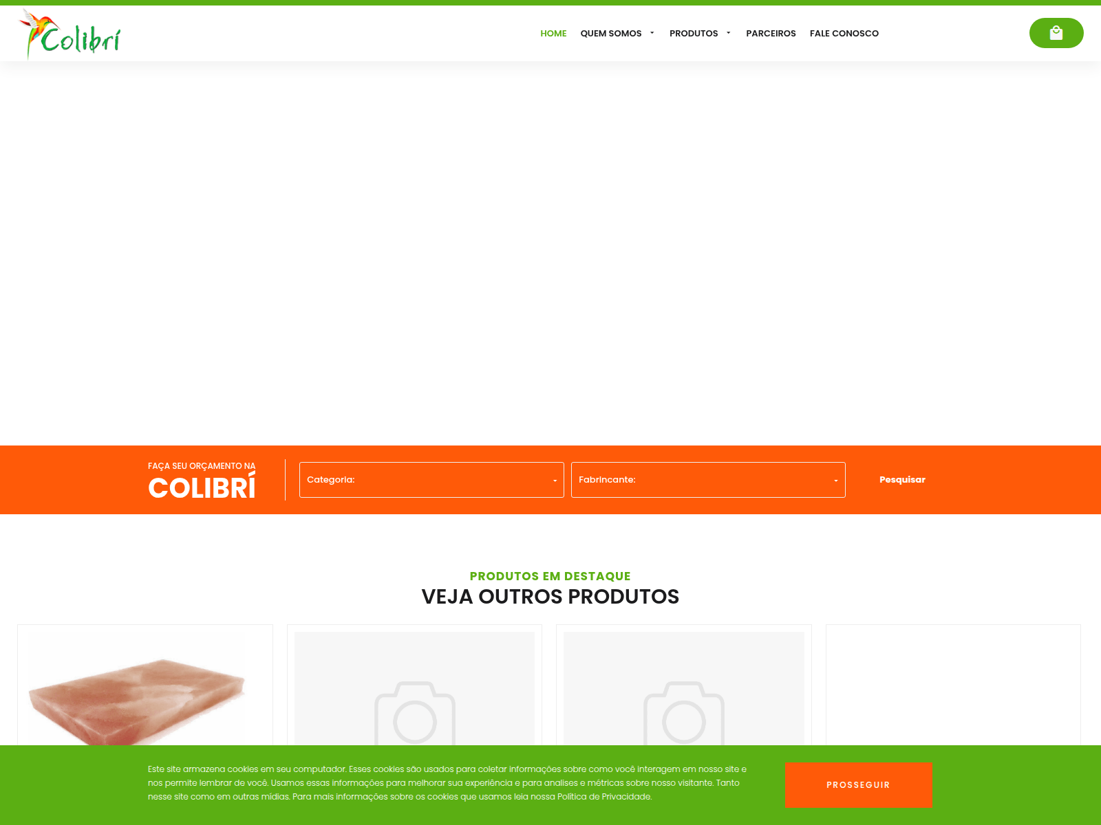 Screenshot von colibridistribuidora.com.br
