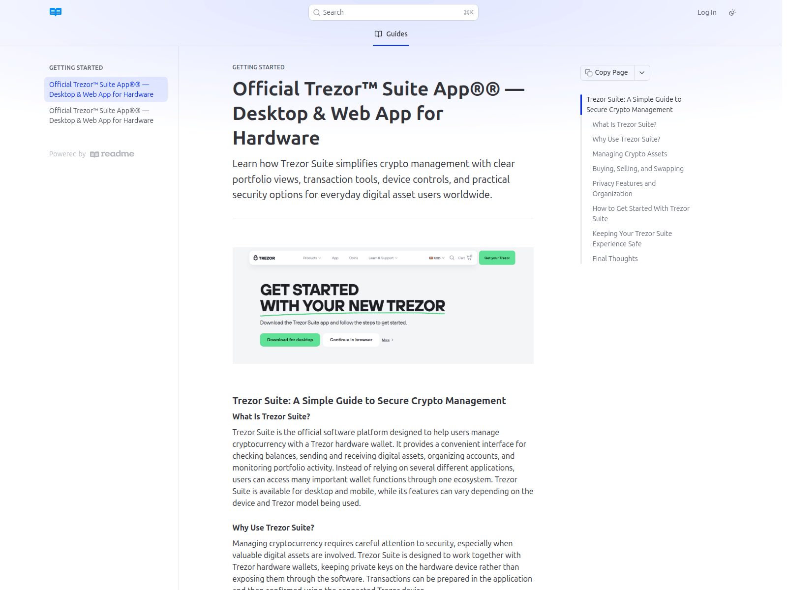 Screenshot of suitapps.readme.io