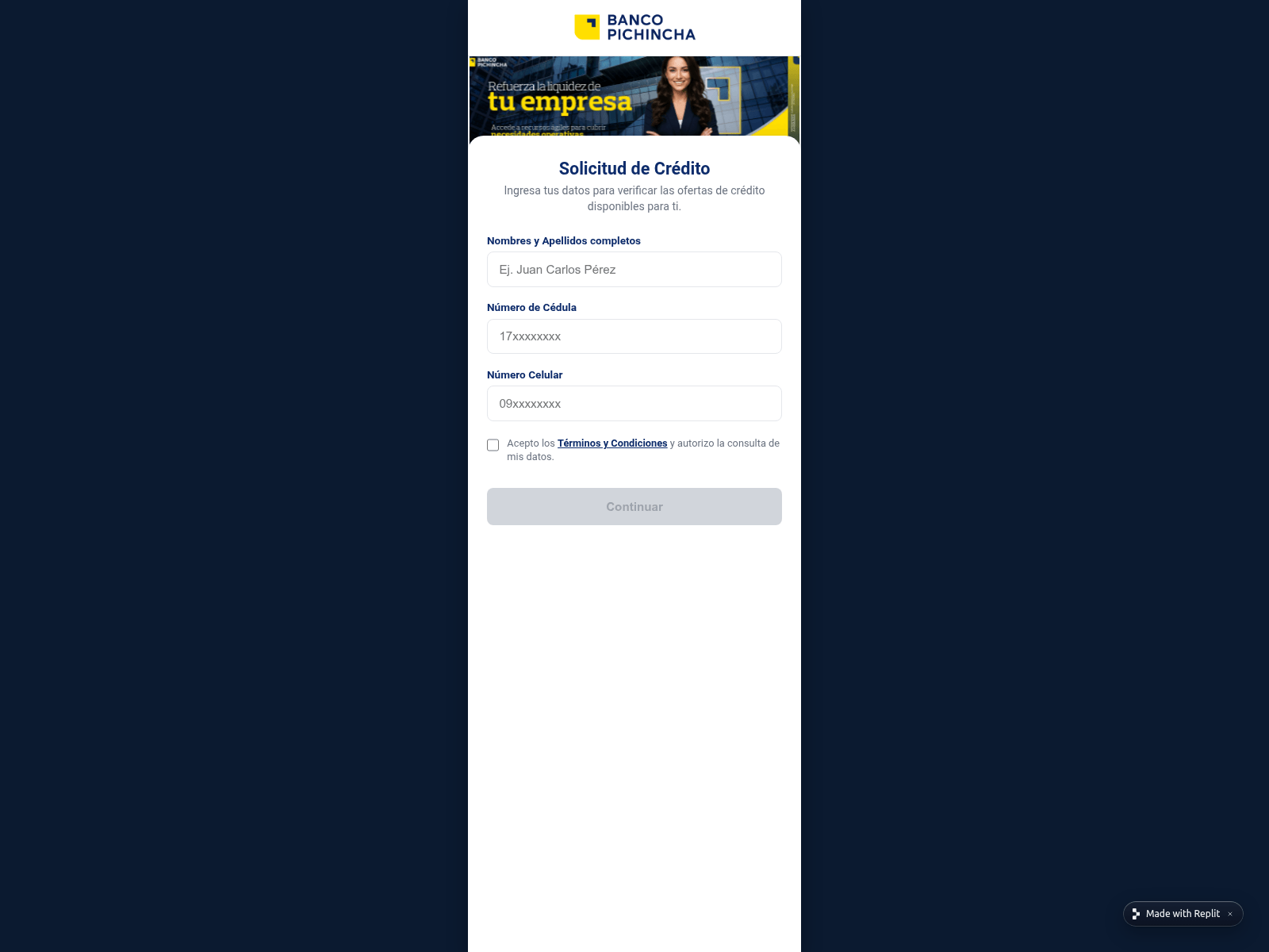 لقطة شاشة لـ amenta-tu-cupo-ya--gandacarlot.replit.app