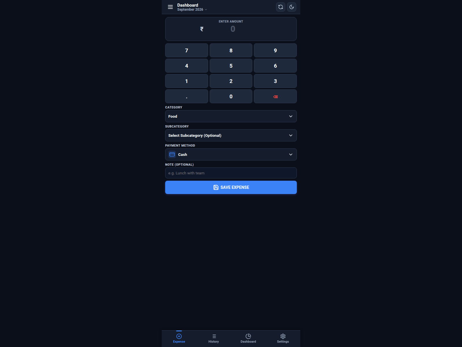 لقطة شاشة لـ pocket-ledger-div.pages.dev