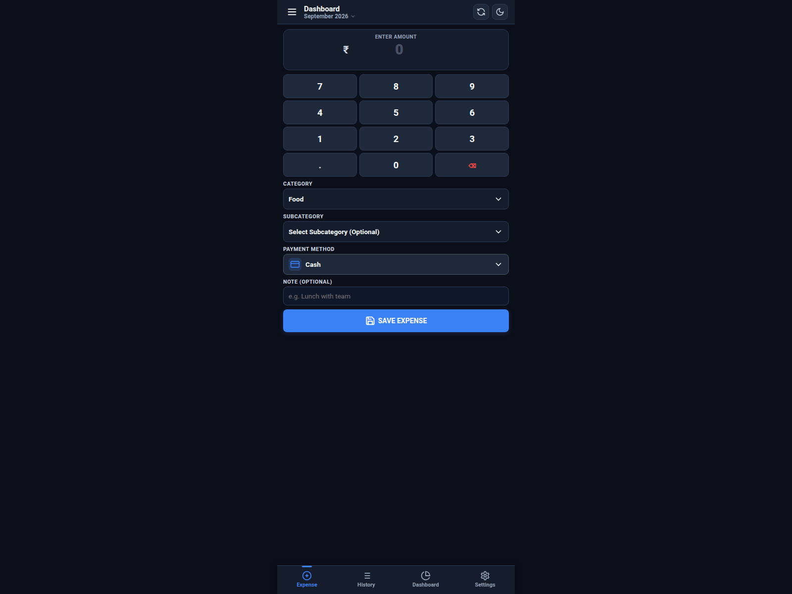لقطة شاشة لـ pocket-ledger-div.pages.dev