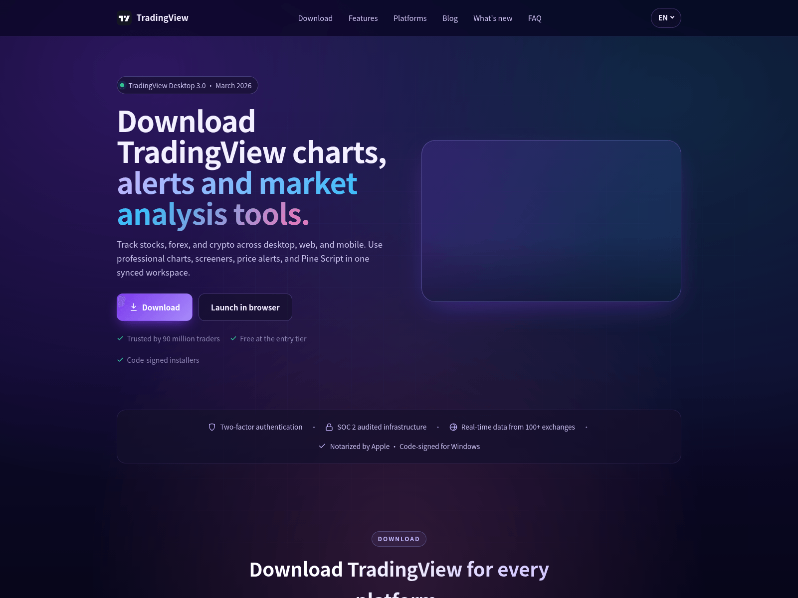 Screenshot of tradingview.is