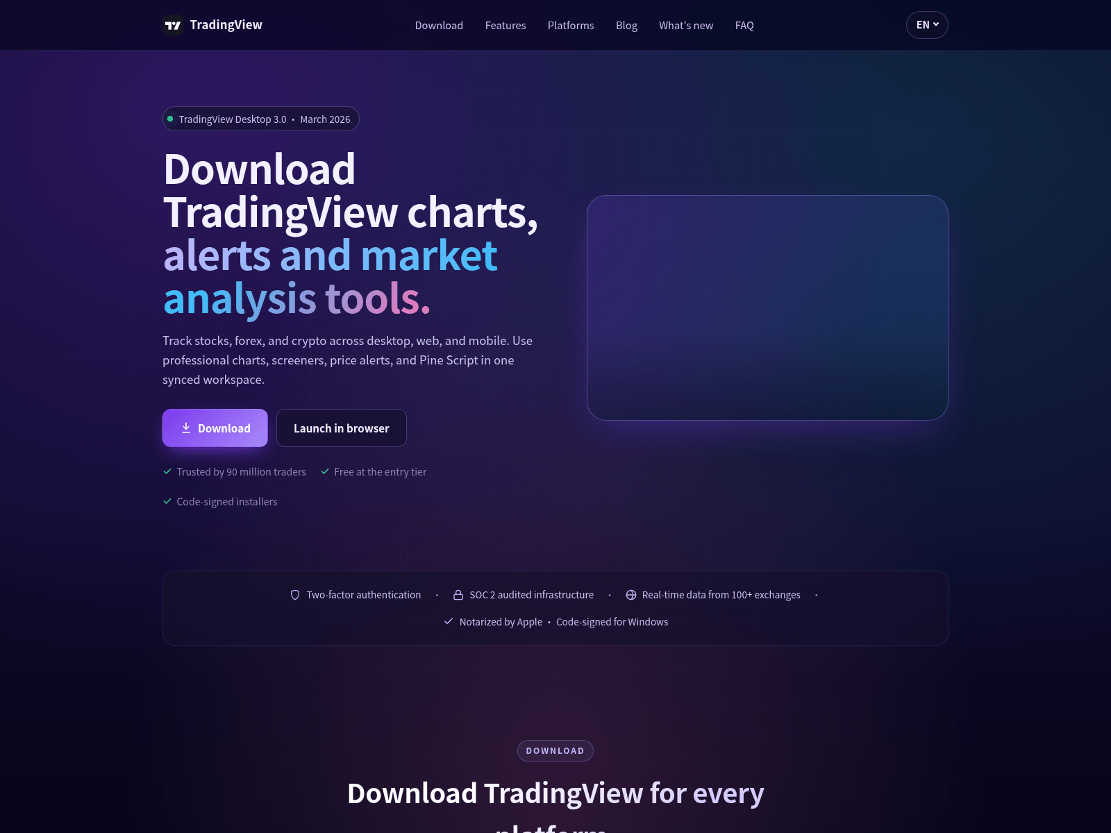 Screenshot of tradingview.is