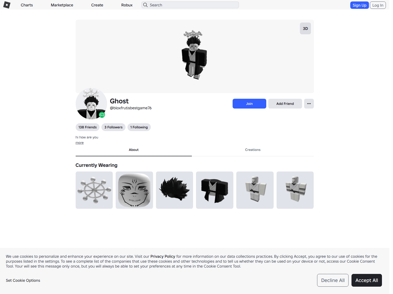 Снимок экрана roblox.com.ee
