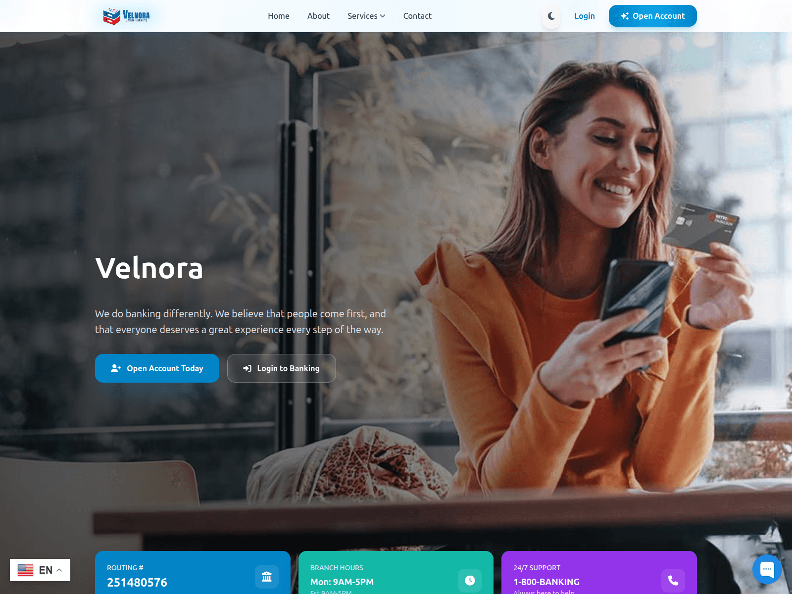 velnorabnk.online のスクリーンショット