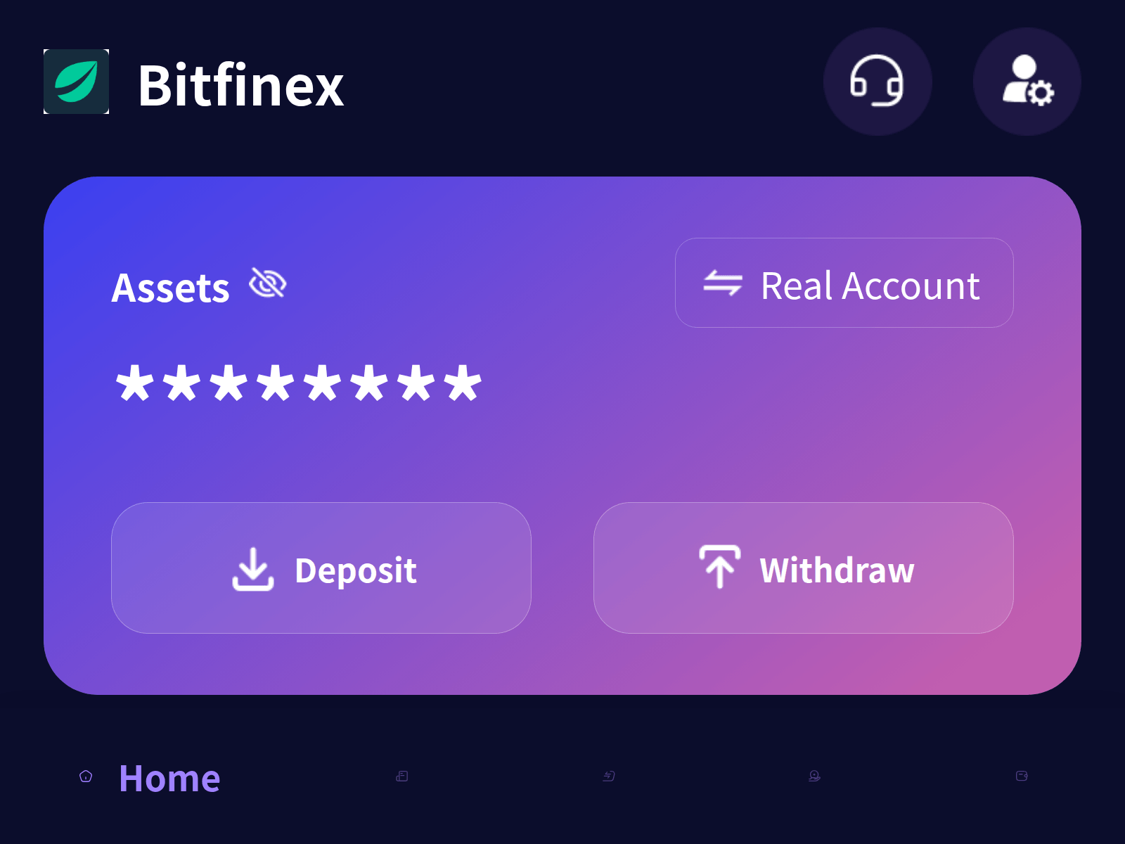 Screenshot of bitfinex188.com