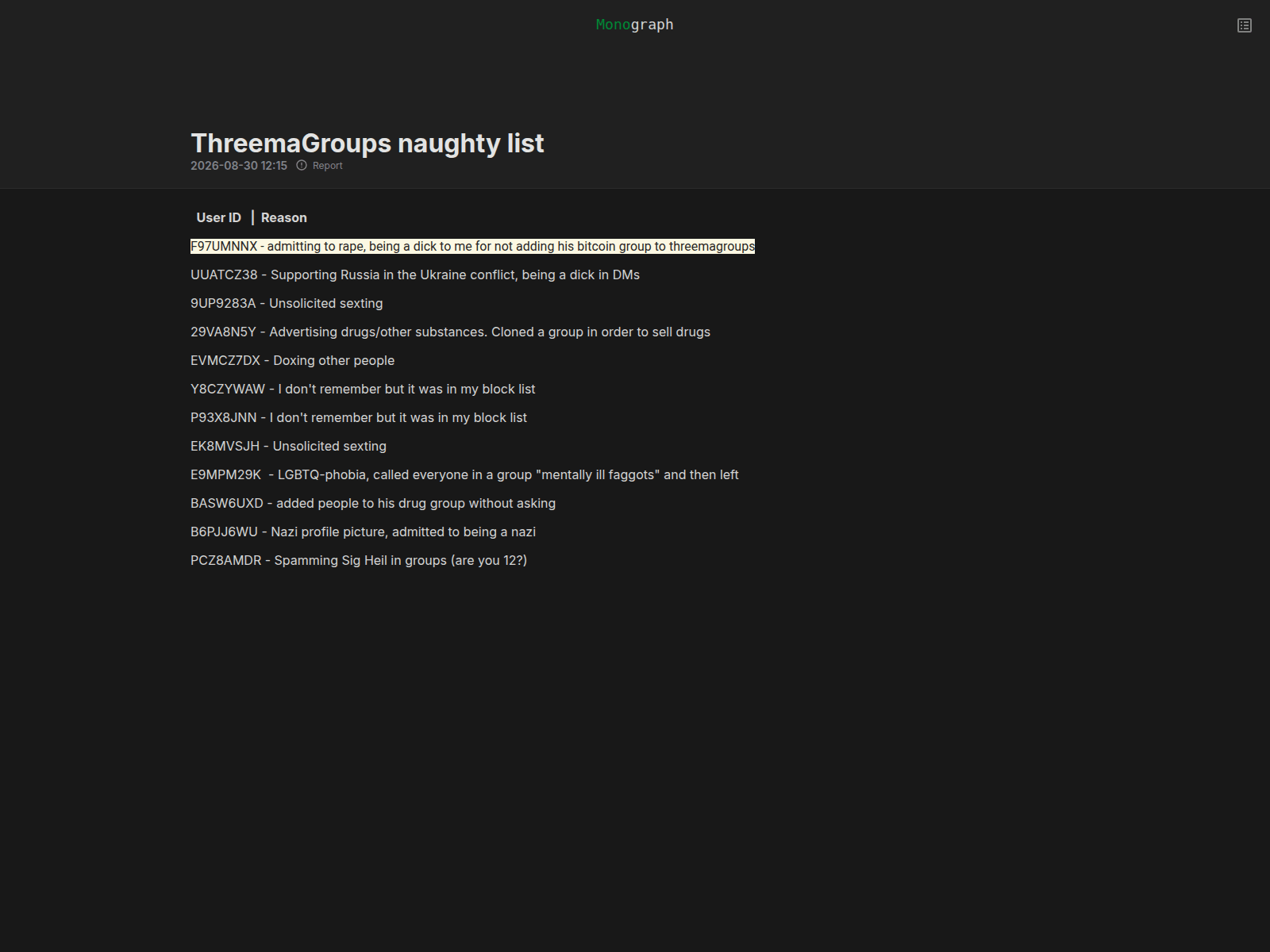 Screenshot of monogr.ph