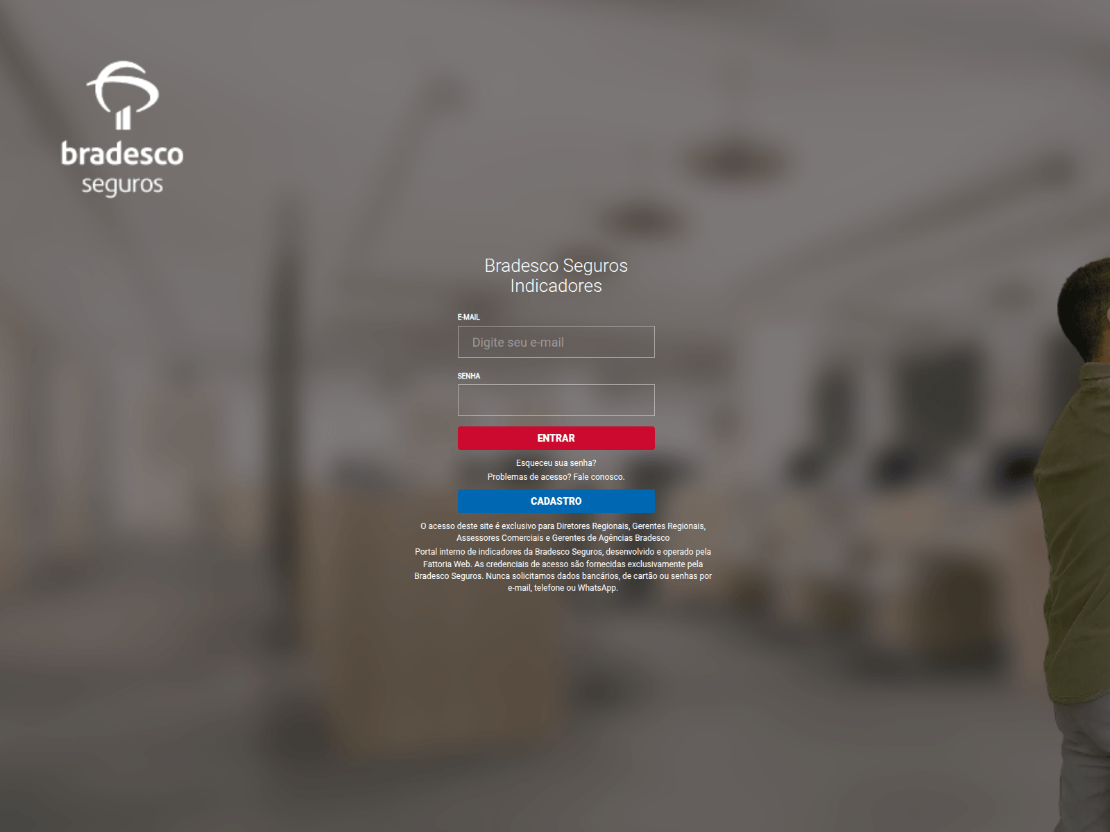 Screenshot of bradescosegurosop.com.br