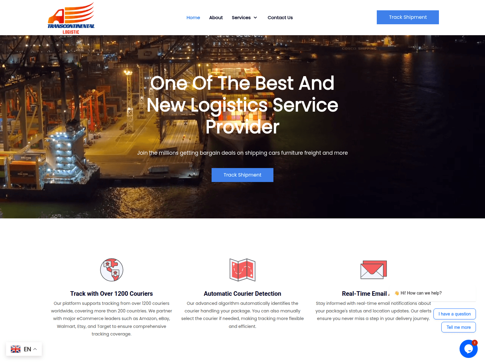Screenshot of trnscl.com