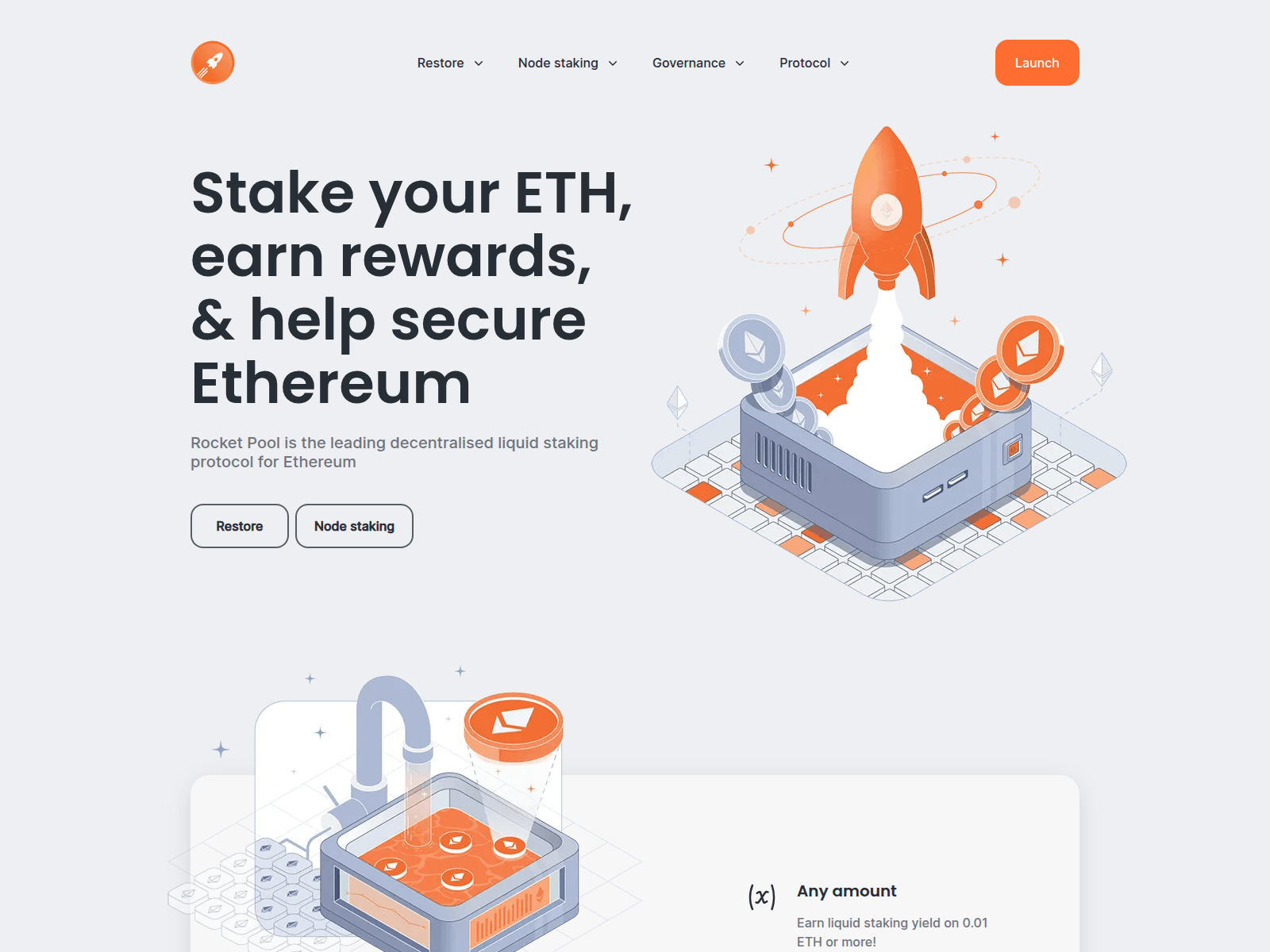 Captura de tela de rocketpoolnet.web.app