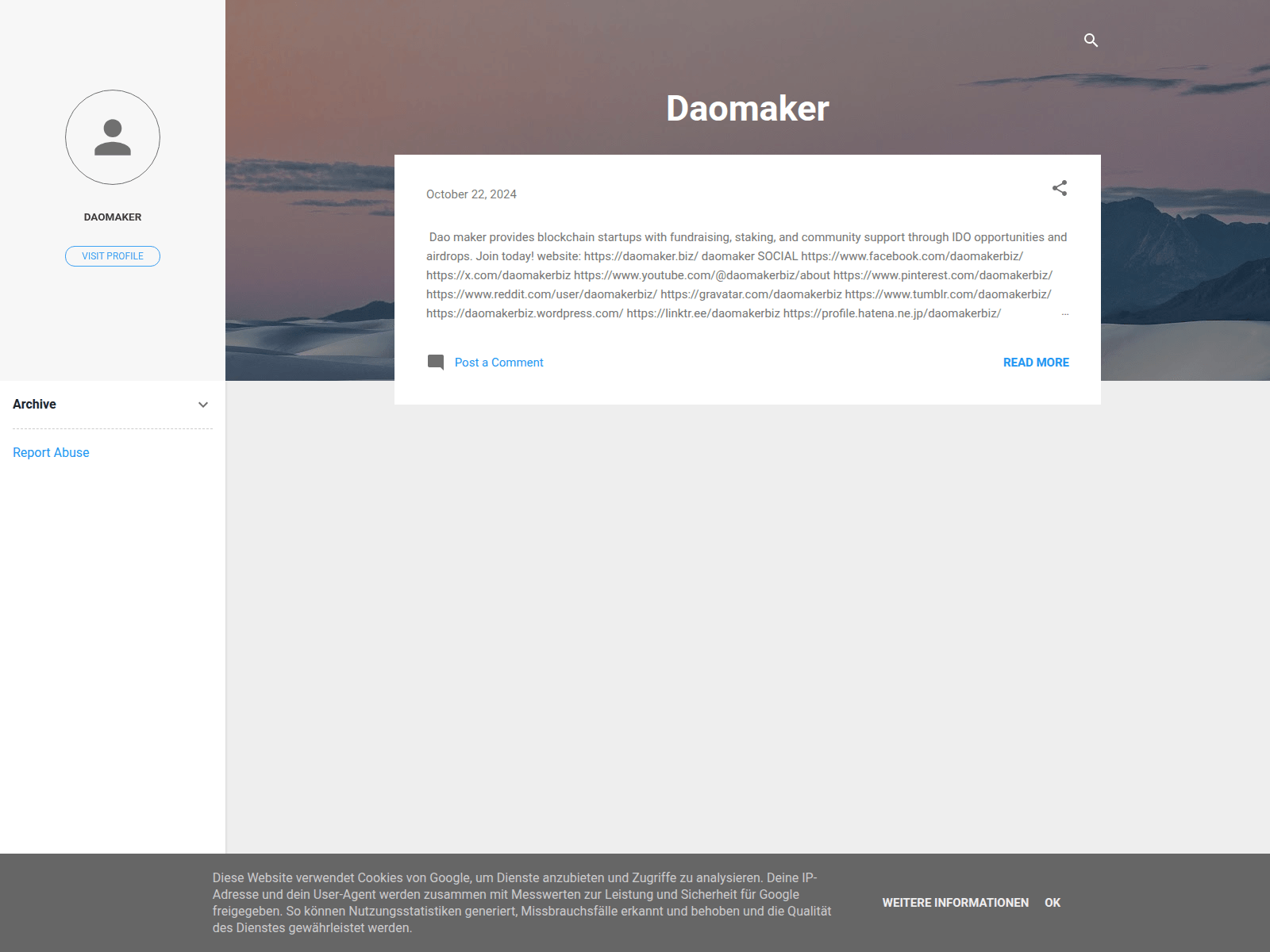 Снимок экрана daomakerbiz.blogspot.com