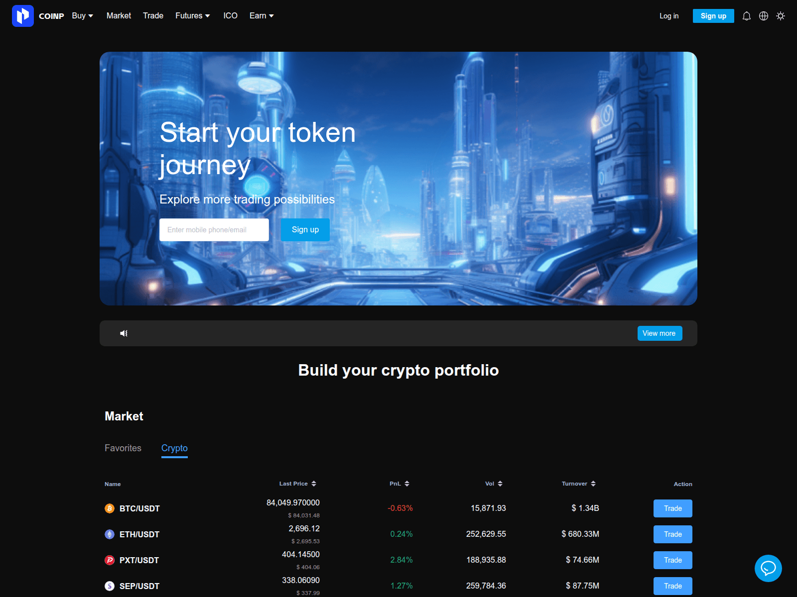 Screenshot of sacoinp.com