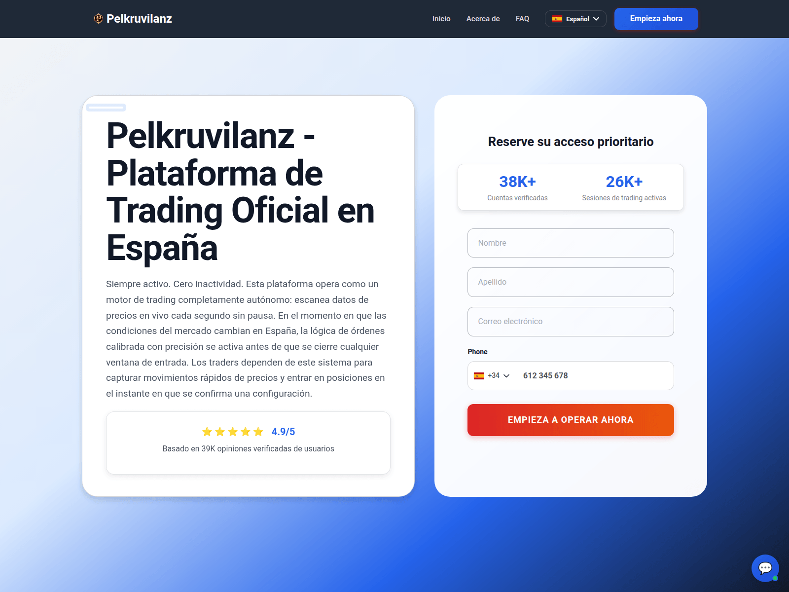 Screenshot of pelkruvilanz.es