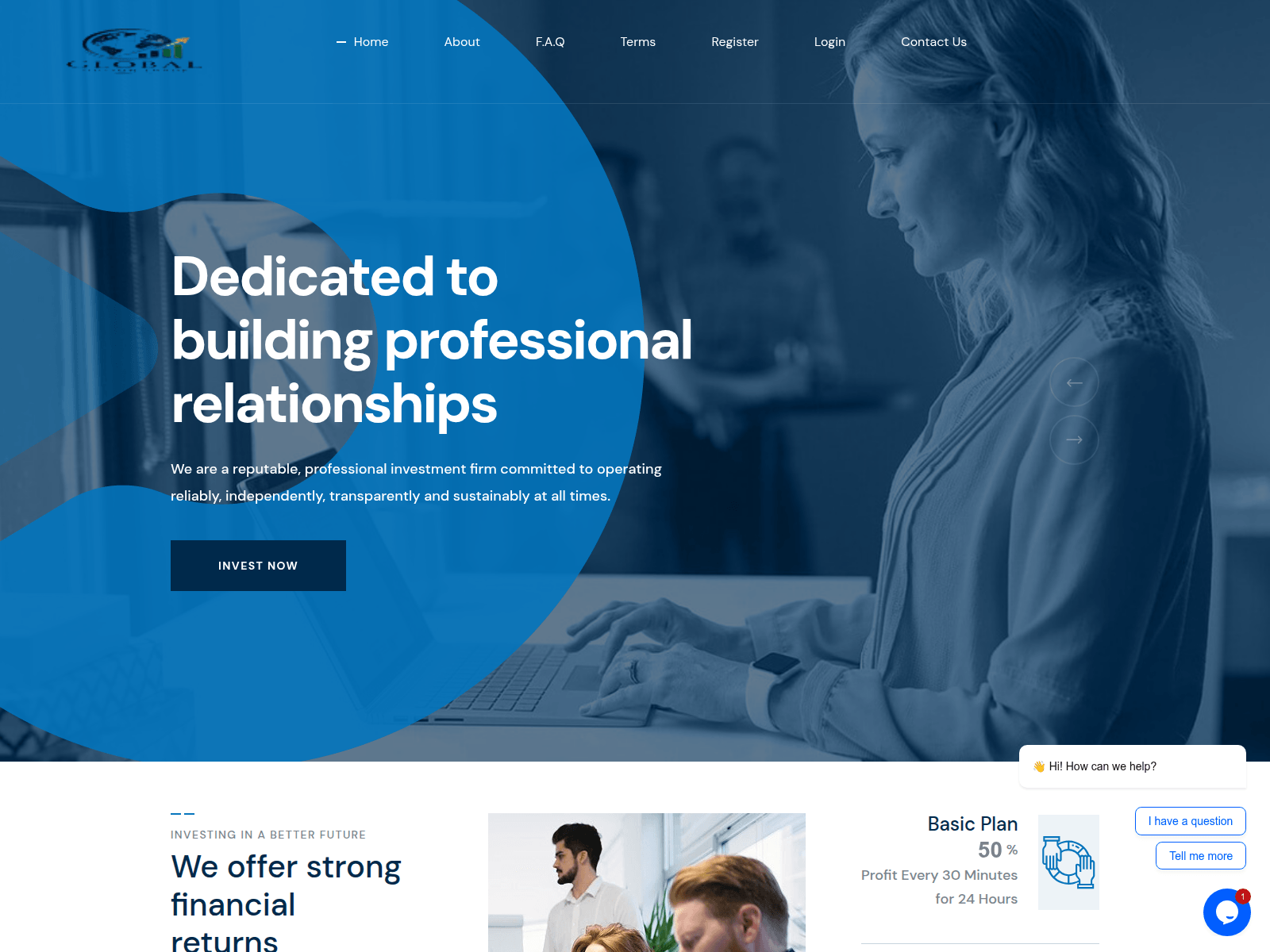 Screenshot of amgloaumfin.com