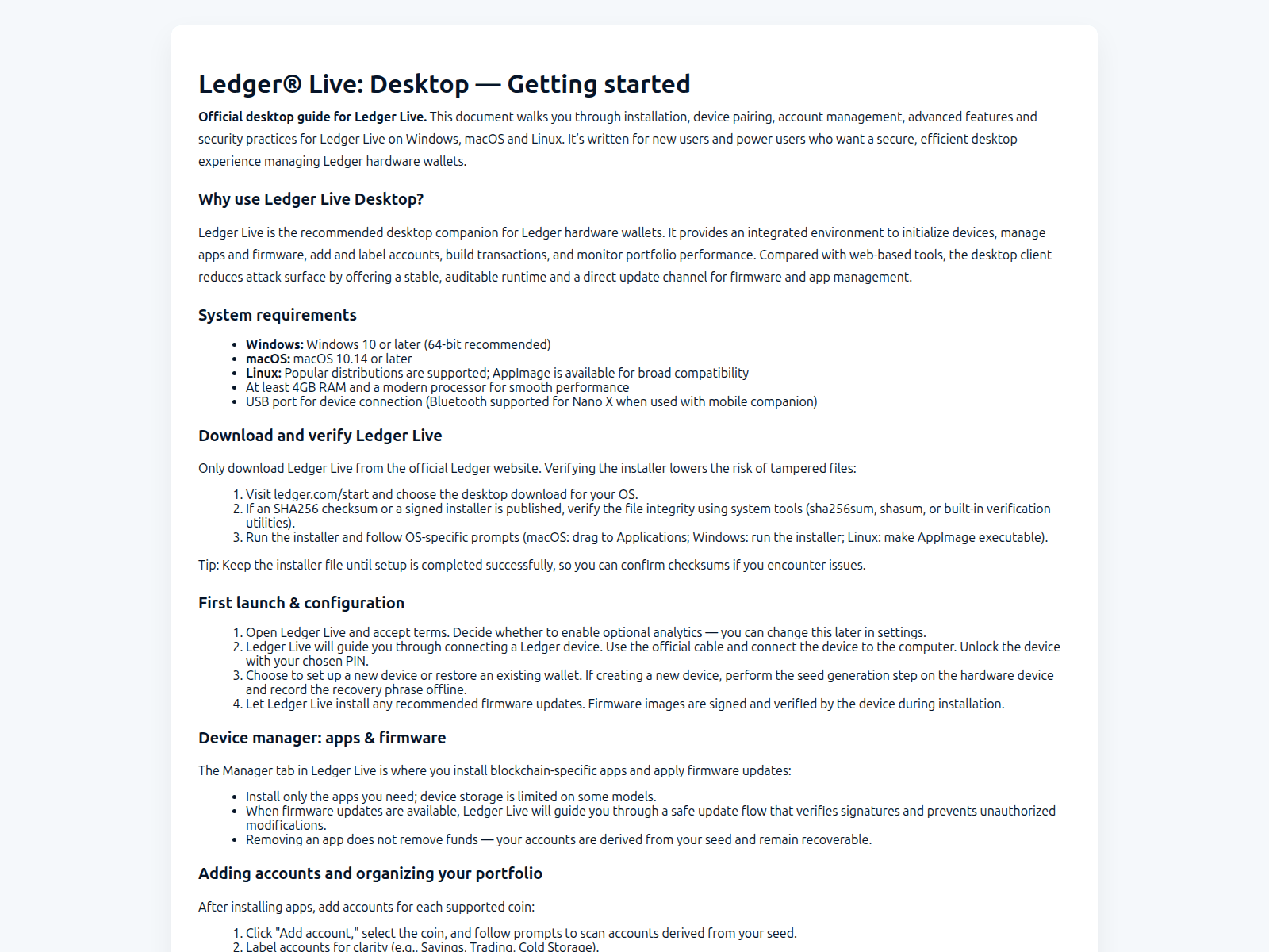 Screenshot von ledgr-live-dsktp.pages.dev