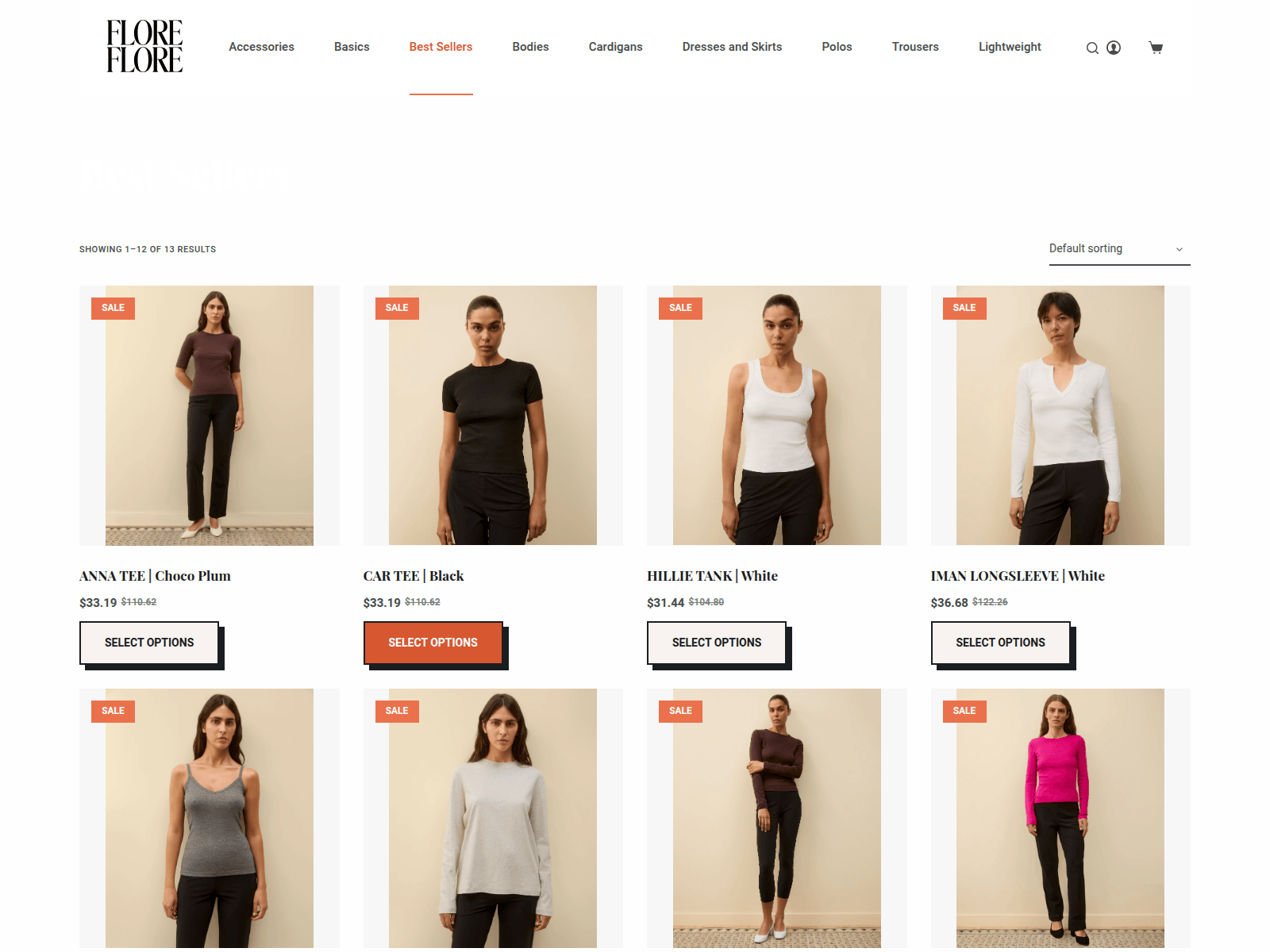 Screenshot of florefashion.com