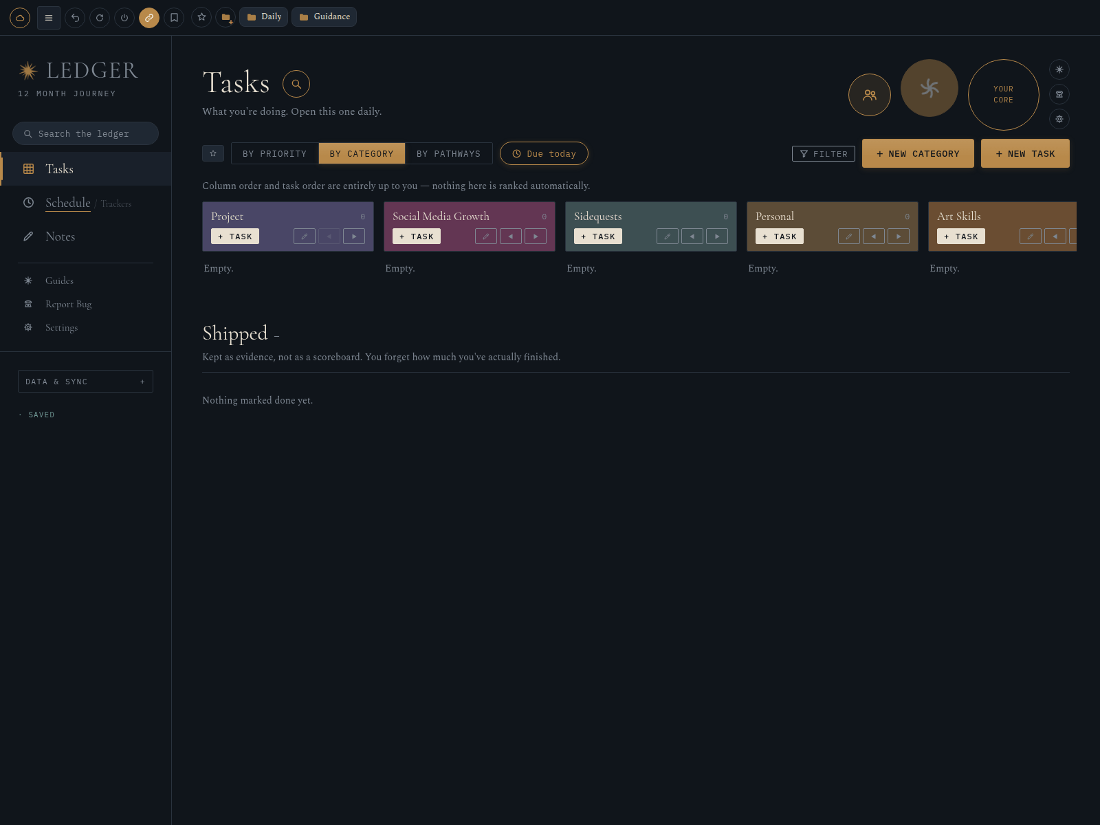 Screenshot von ledger-3x4.pages.dev