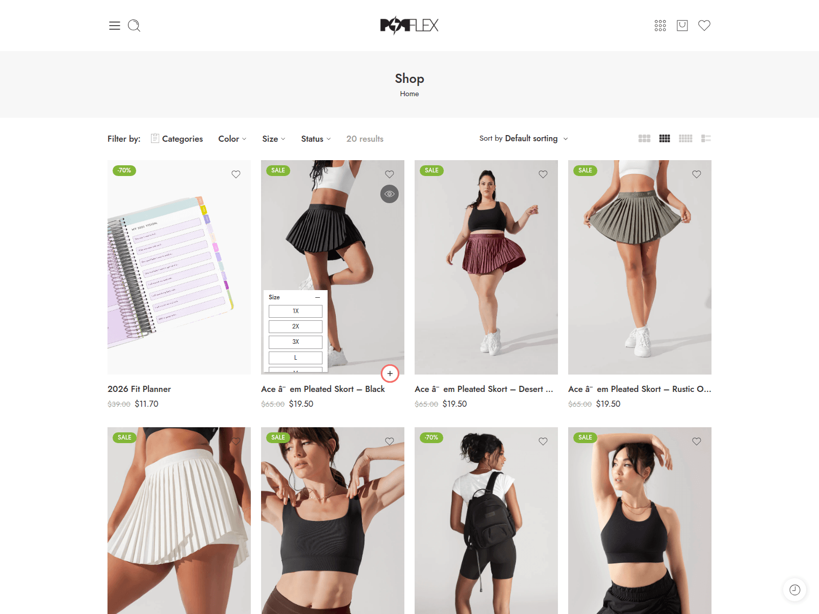 Screenshot of popflexsport.com