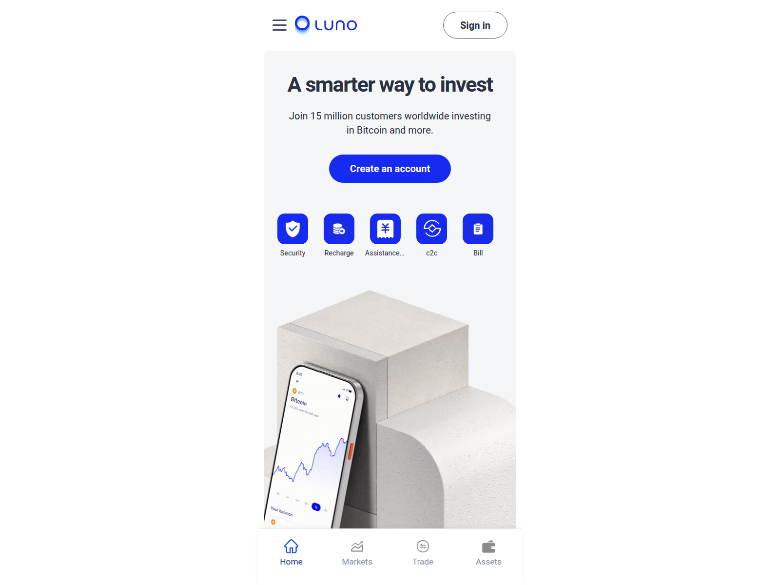 Screenshot of luno-phl.com