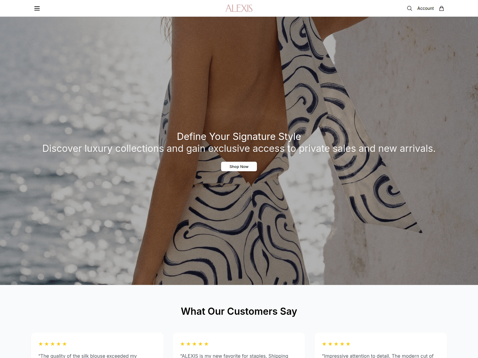 Screenshot of alexisstudio.shop