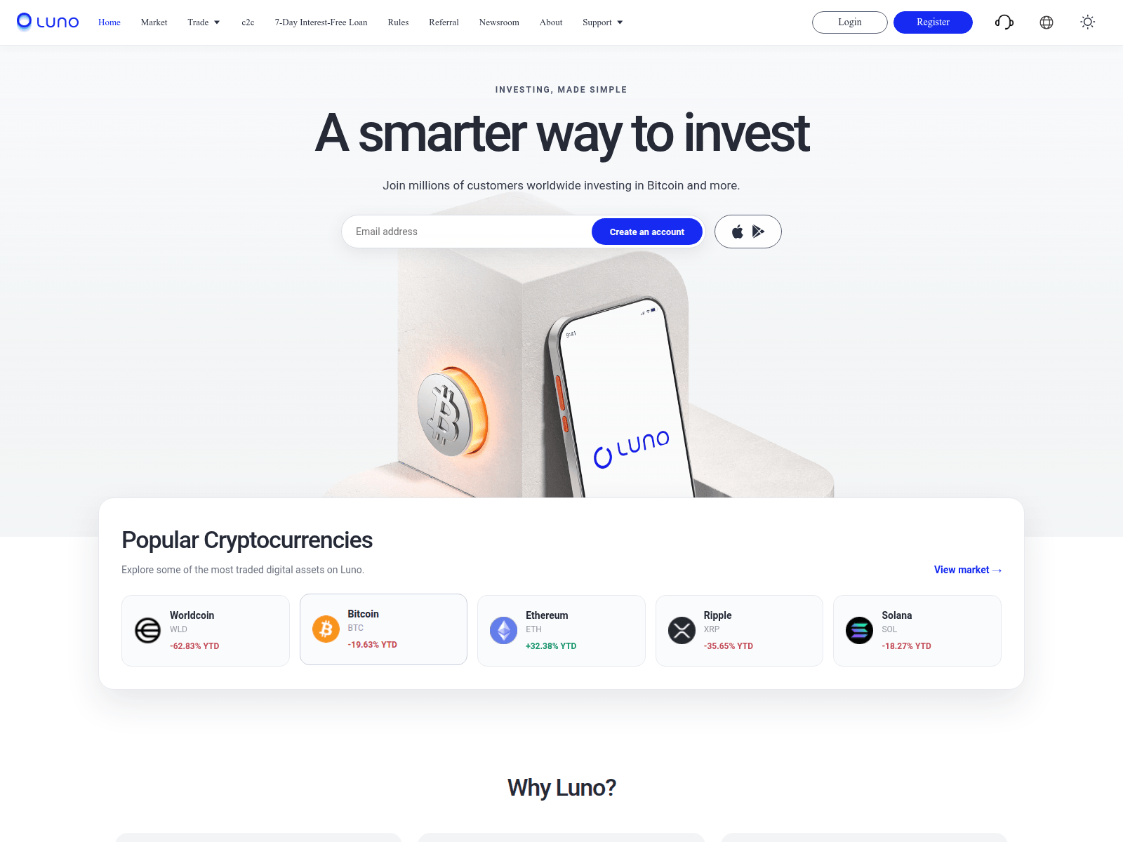 Screenshot of luno-phl.com
