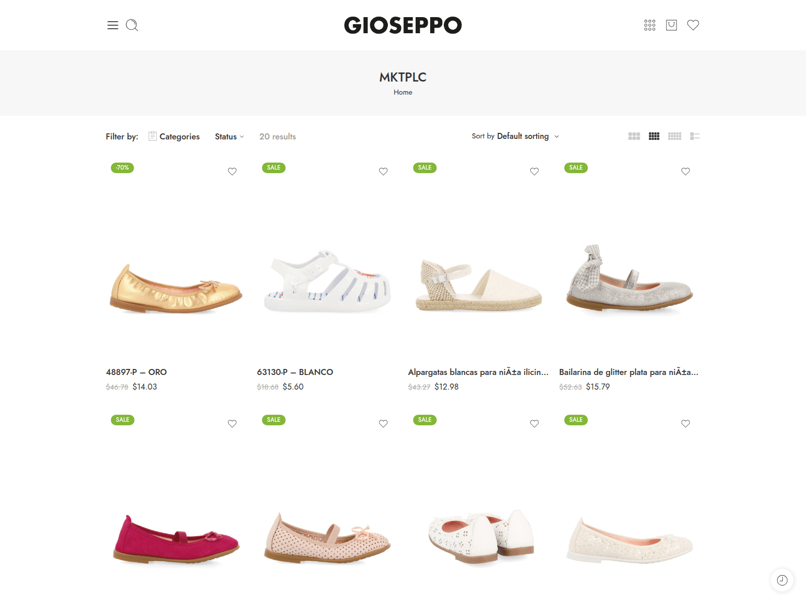 Screenshot of mygioseppo.com