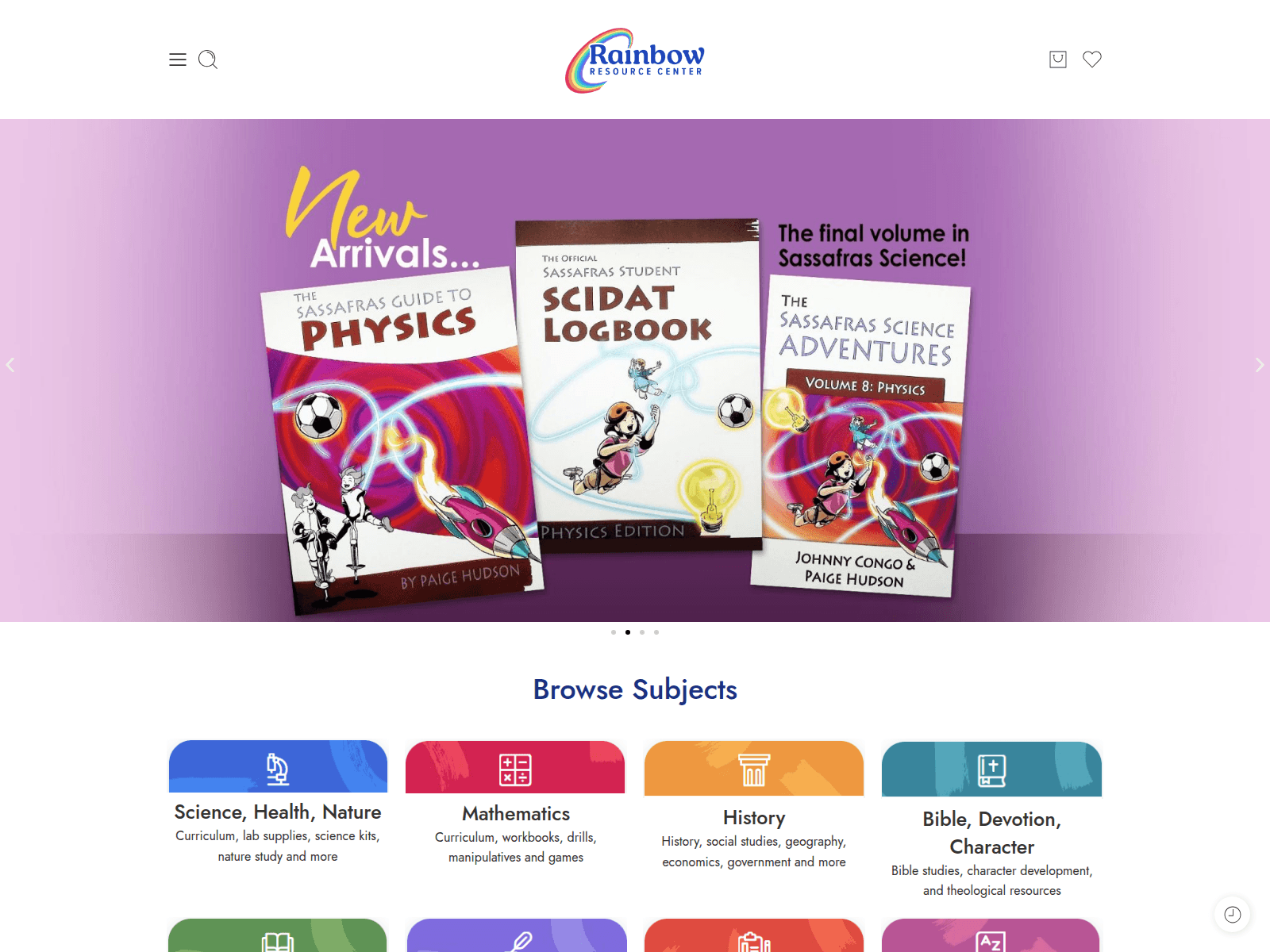Screenshot of rainbowrehub.com