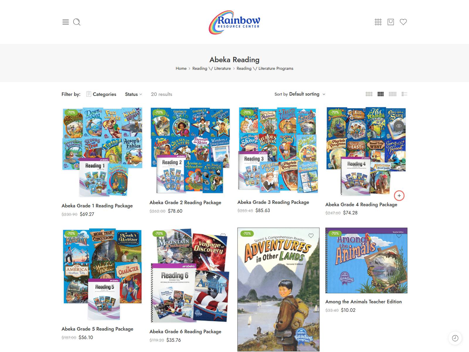 Screenshot of rainbowrehub.com