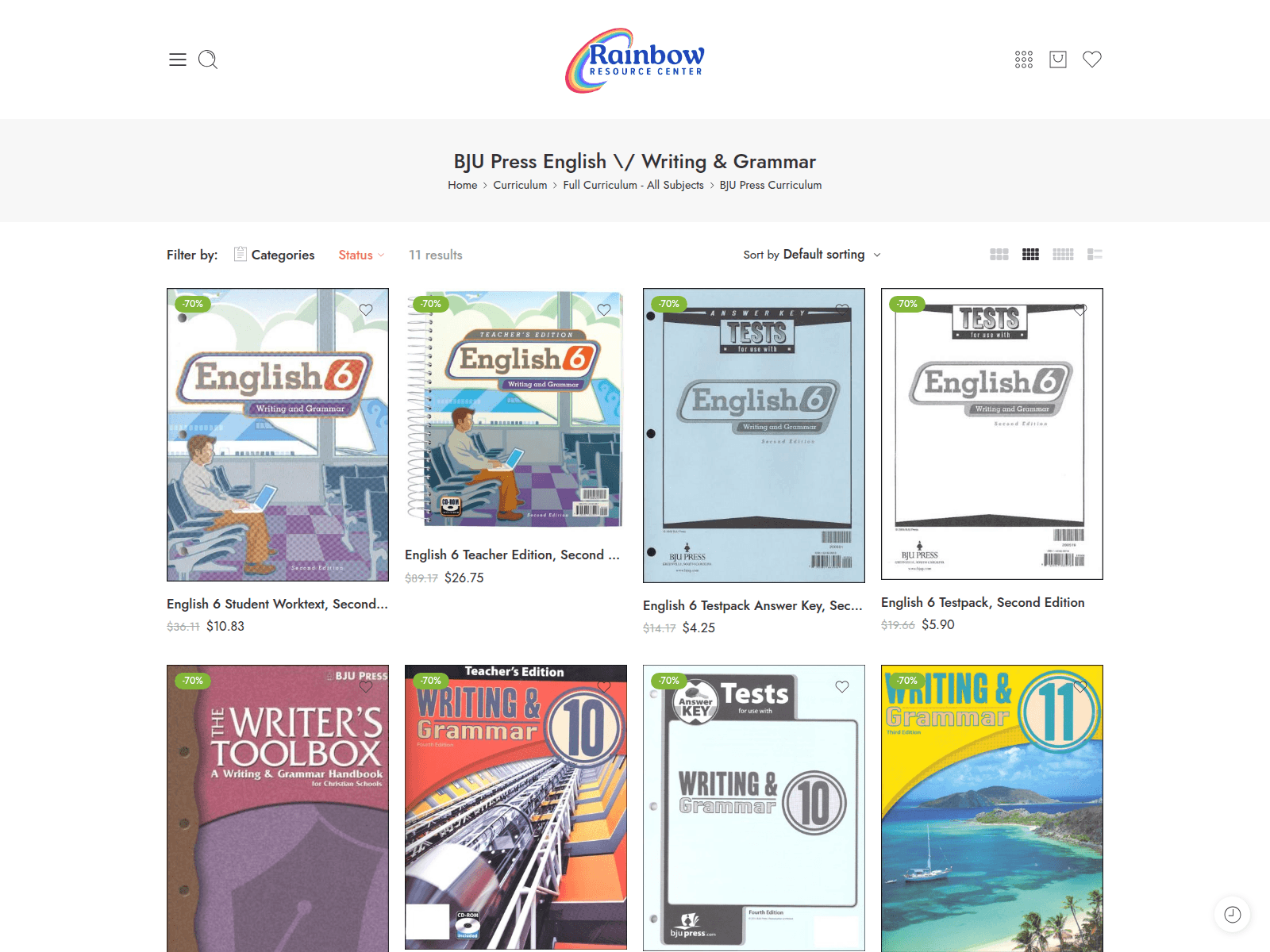 Screenshot of rainbowrehub.com
