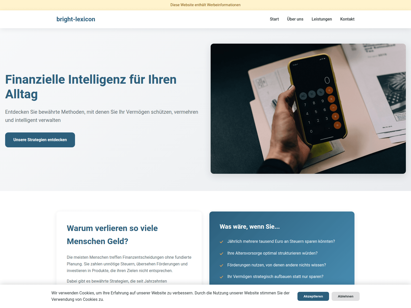 Screenshot di bright-lexicon.com