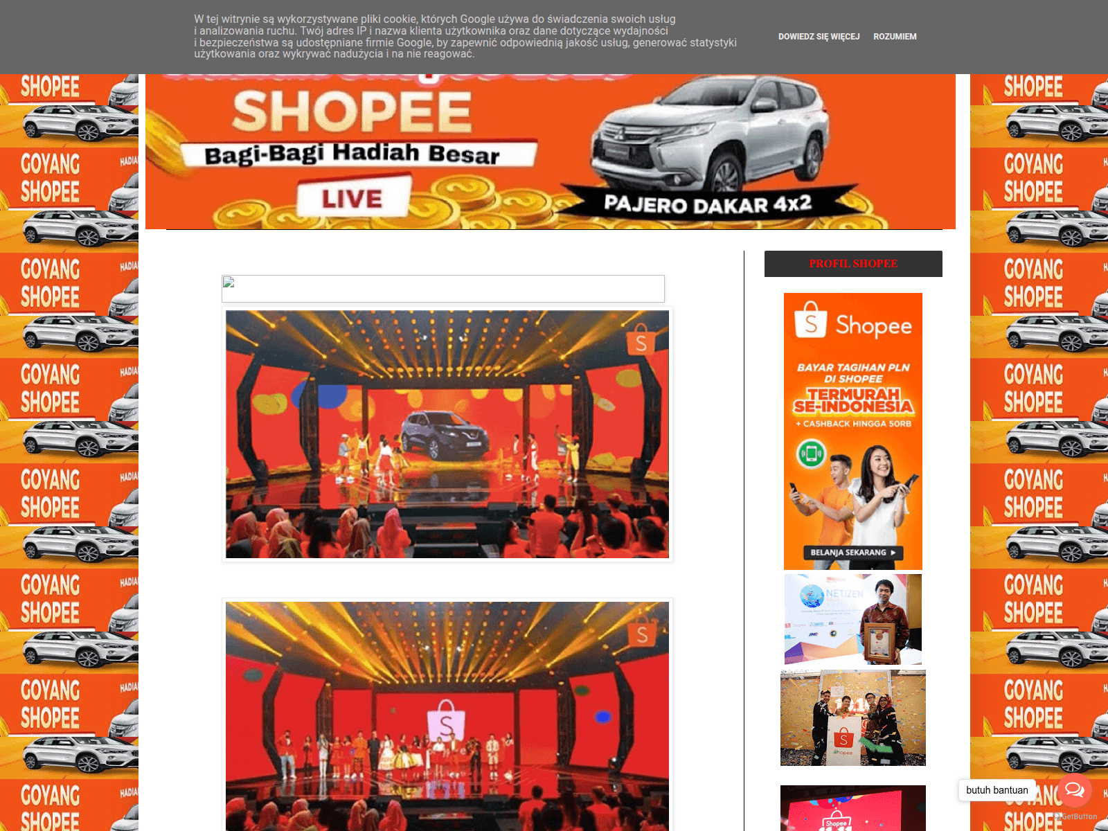 Screenshot of hadiahshopee3232.blogspot.com