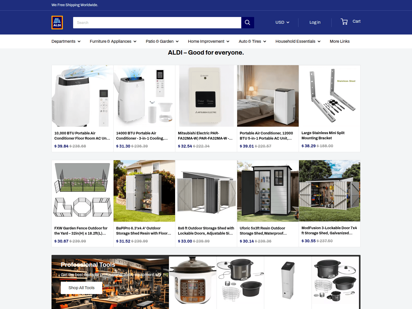 Screenshot of aldideal.qjnpfdxc.shop