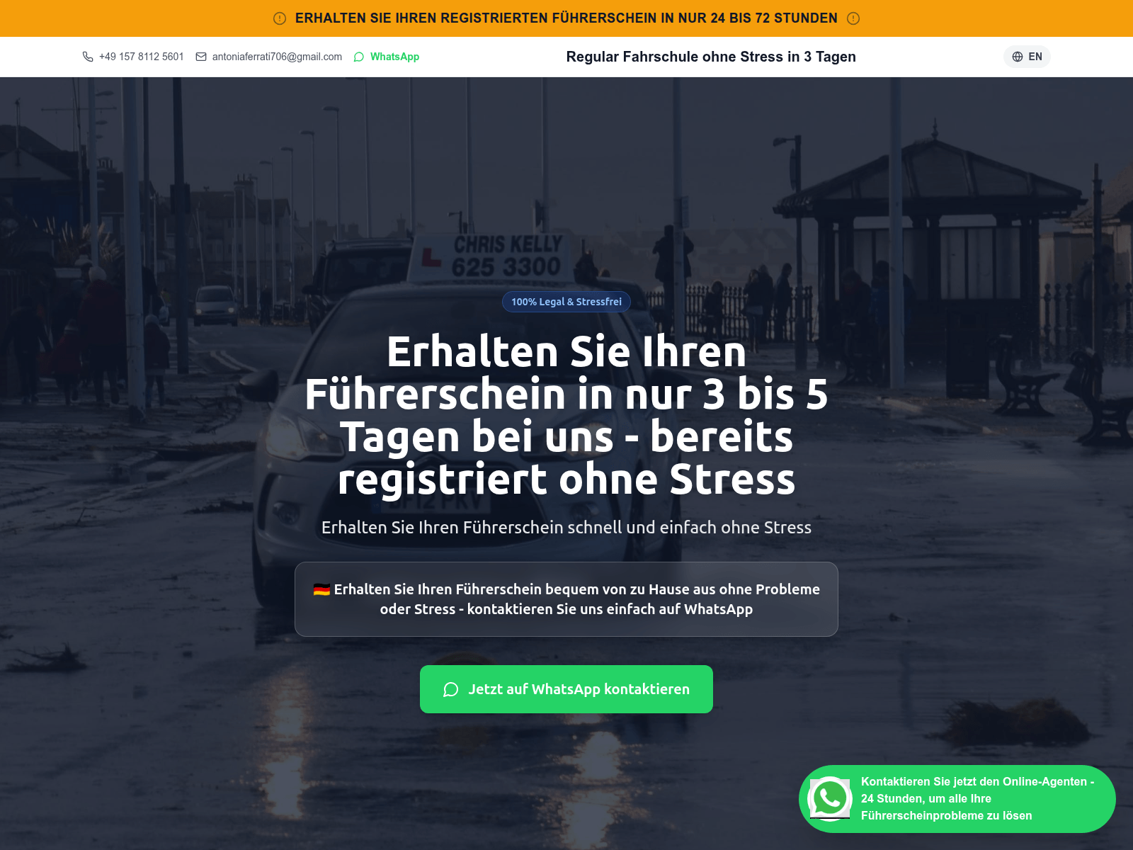 Screenshot of jetztlegalschnell.de