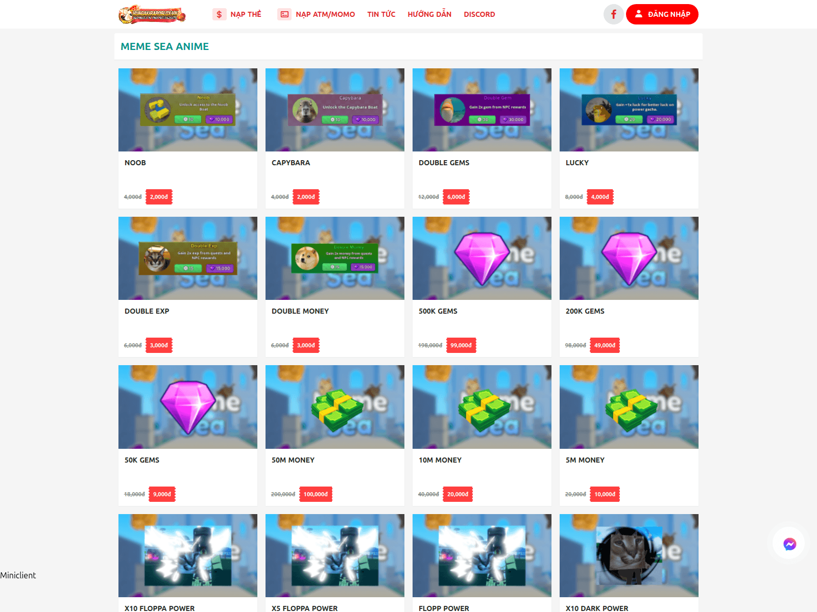 Screenshot of hungakiraroblox.com