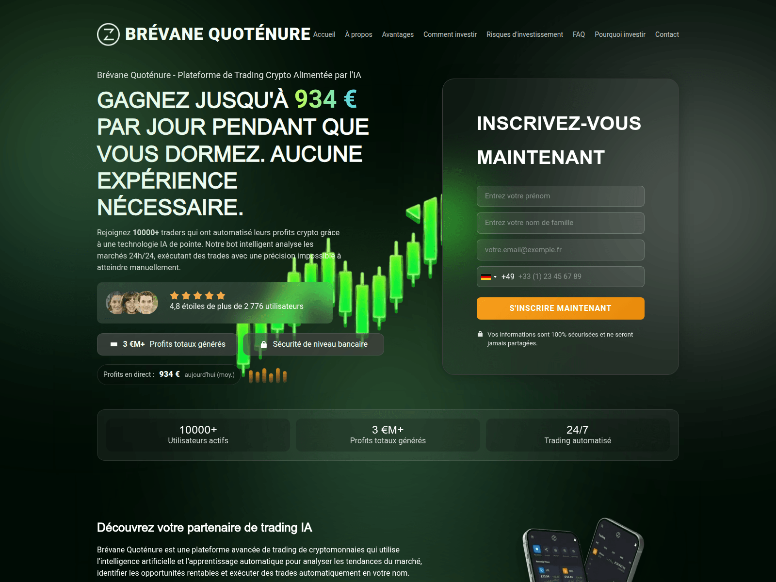 Знімок екрана brevanequotenure.net