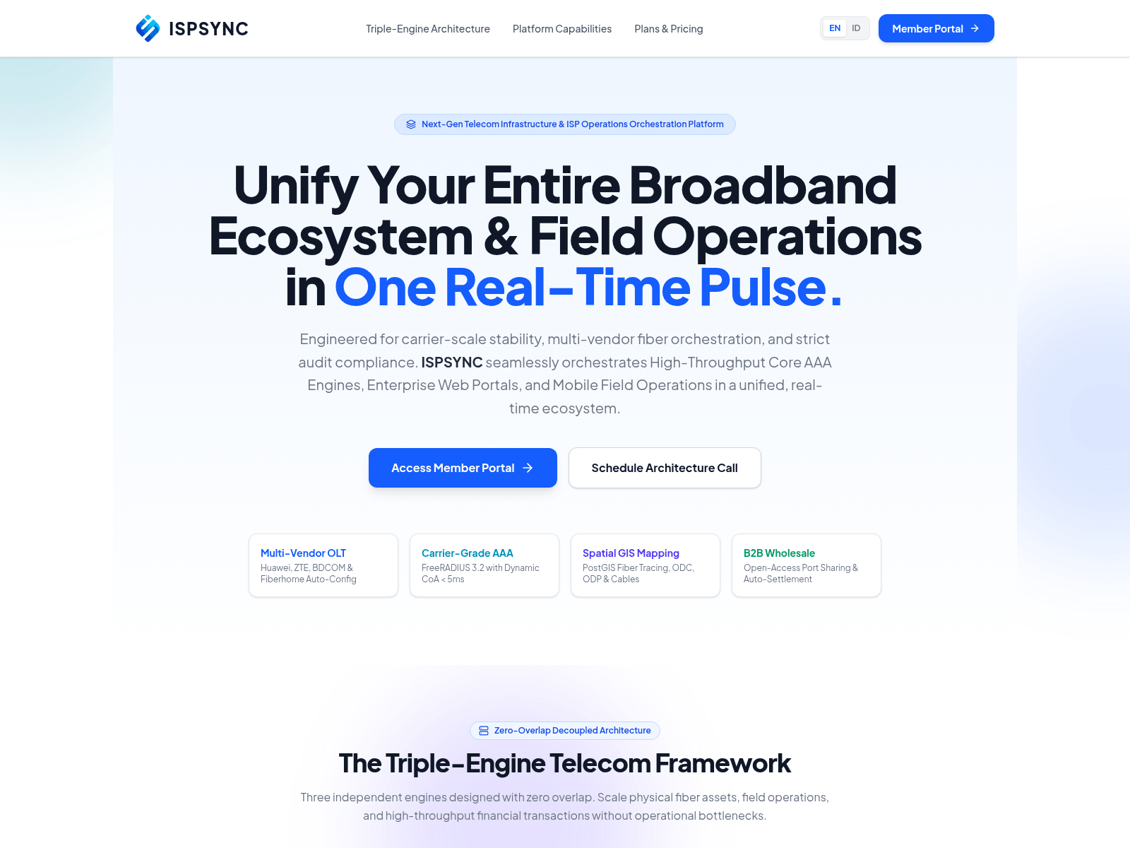 Screenshot of ispsync.id
