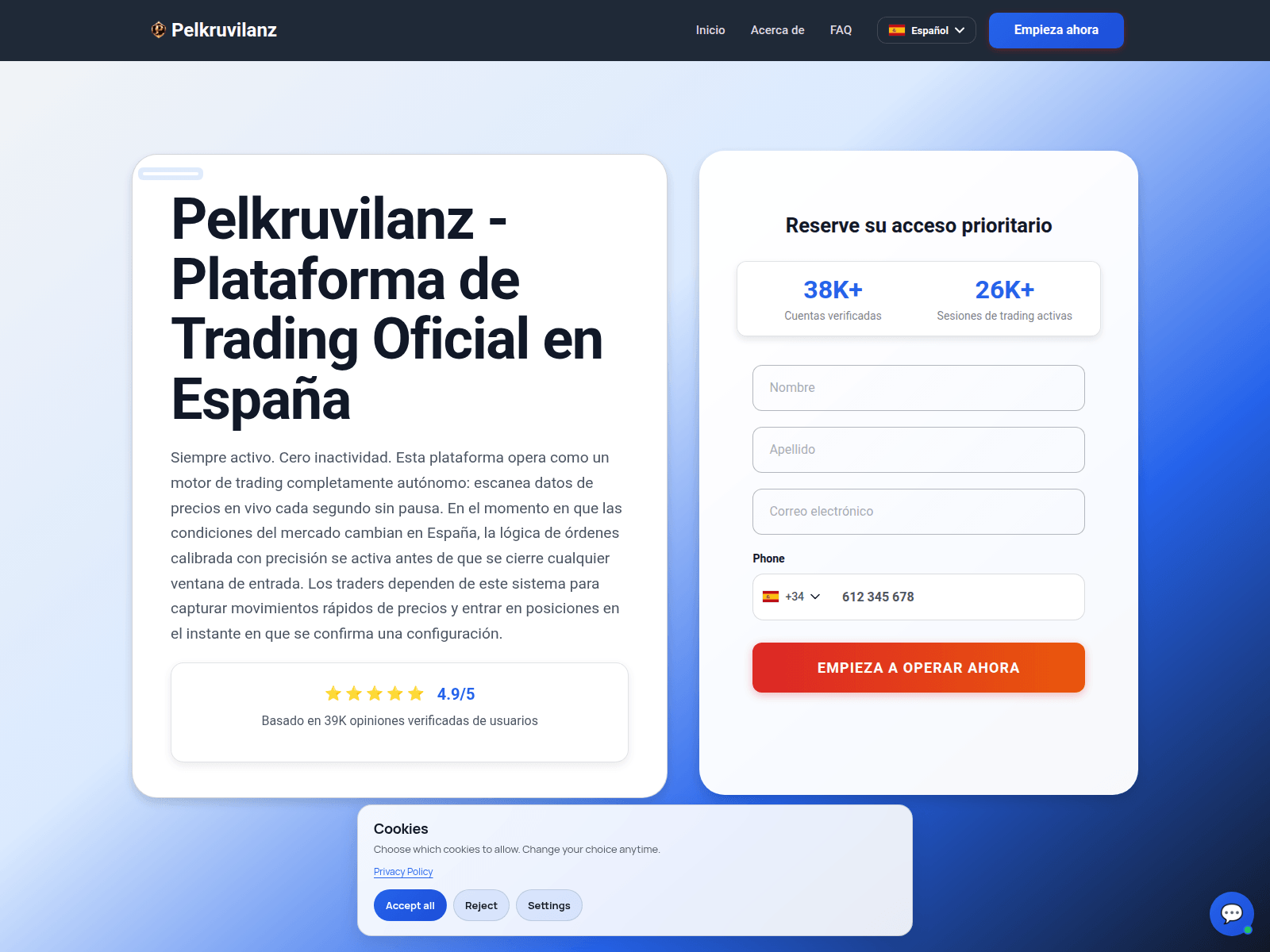 Screenshot of pelkruvilanz.es