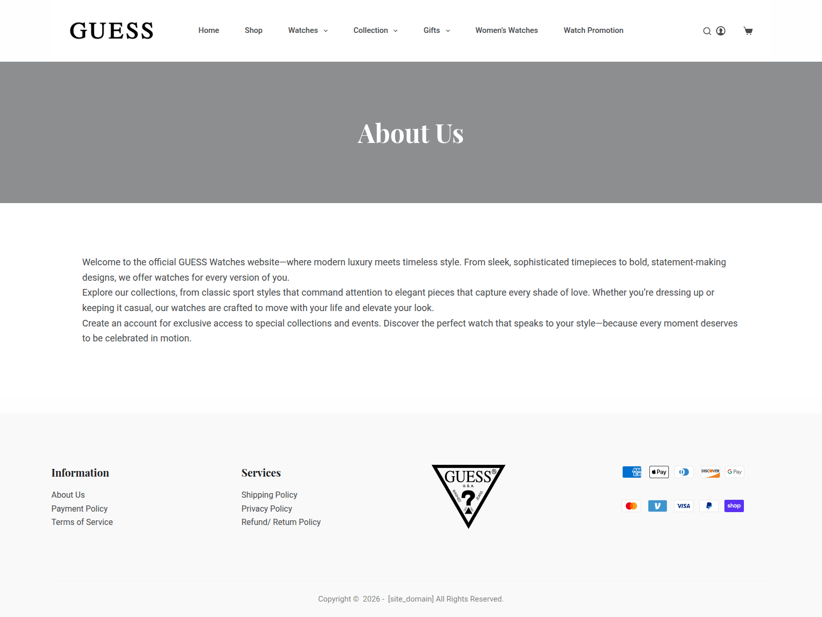 Screenshot of guesschrono.com
