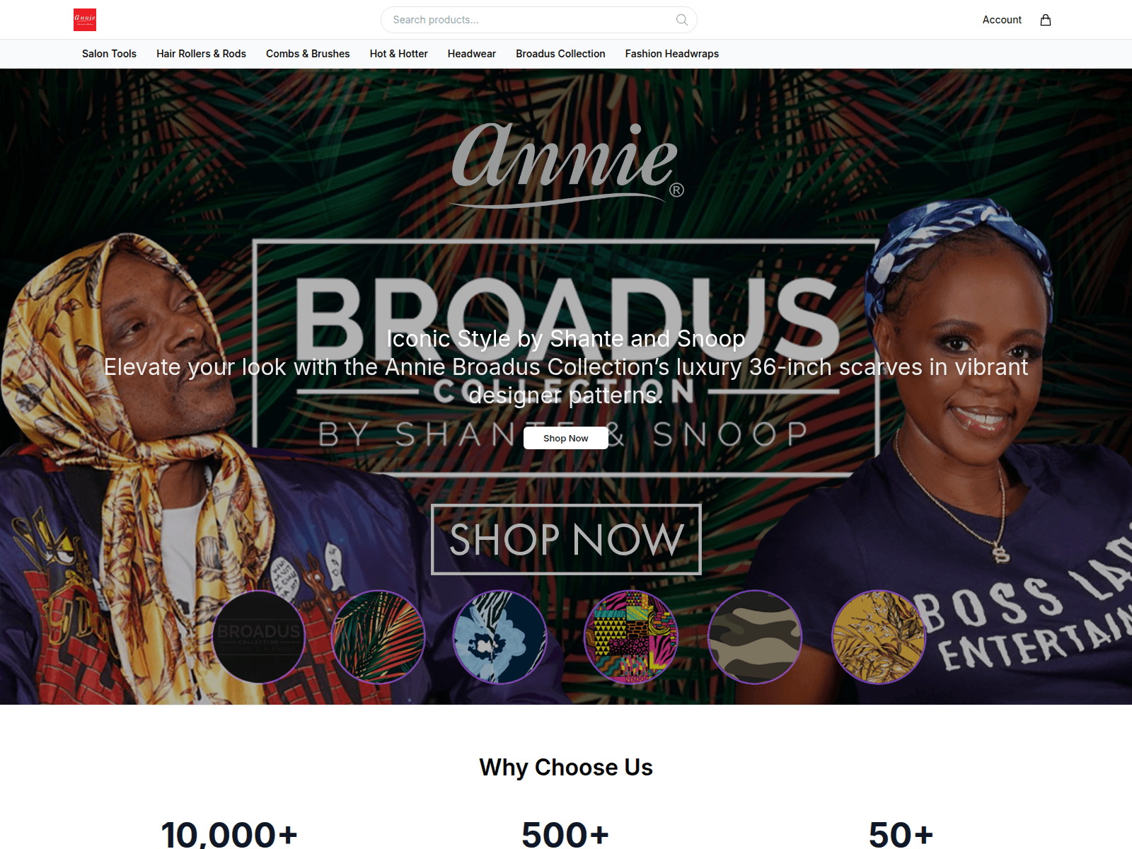 Screenshot of annieinternationalhq.shop