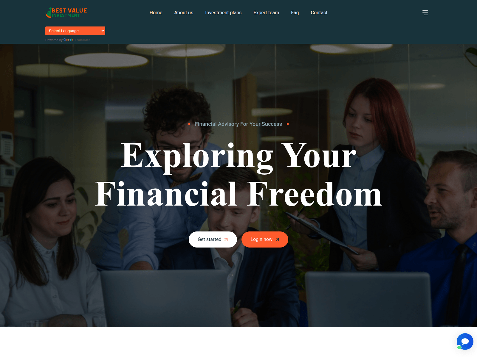 Screenshot of bestvalueinves.com