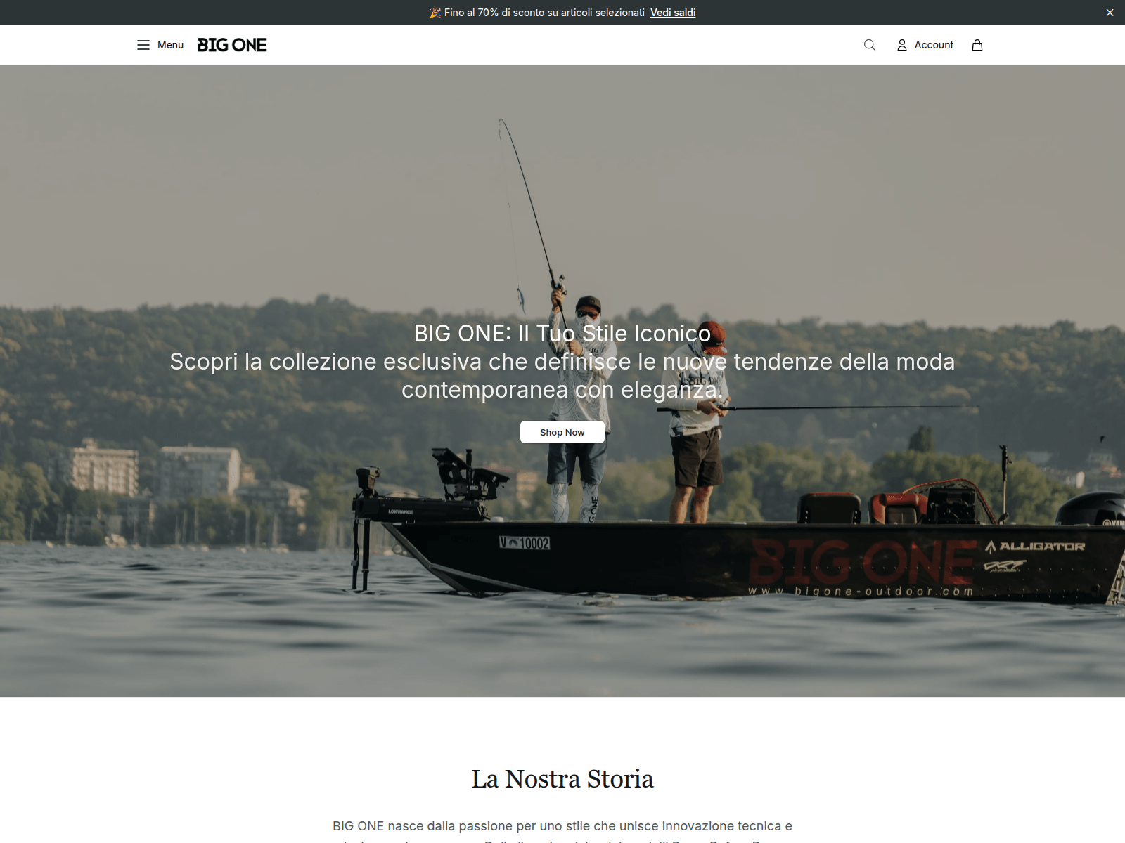 Screenshot di bigoneoutdoorshop.shop