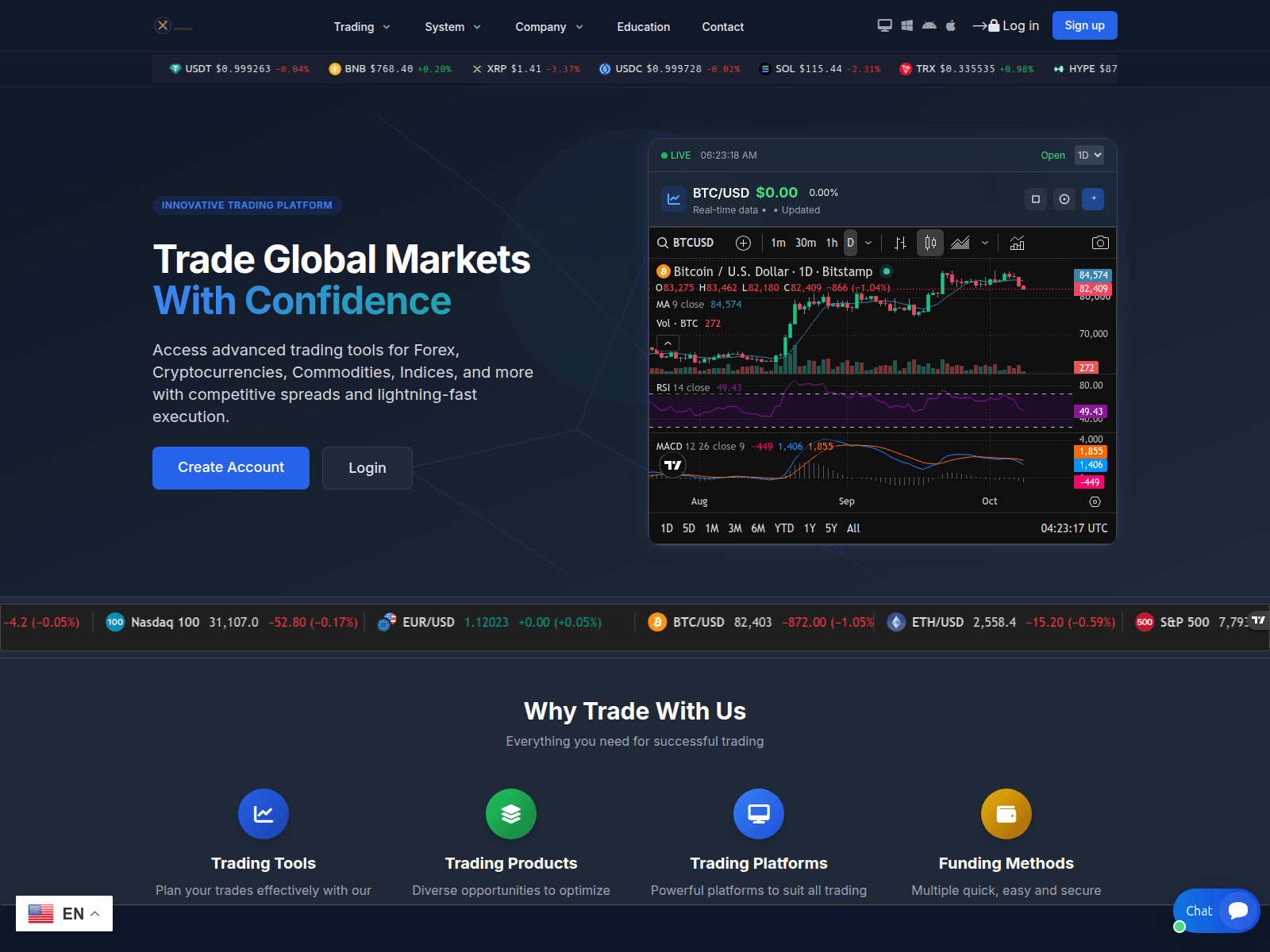 Screenshot of exmonix.com